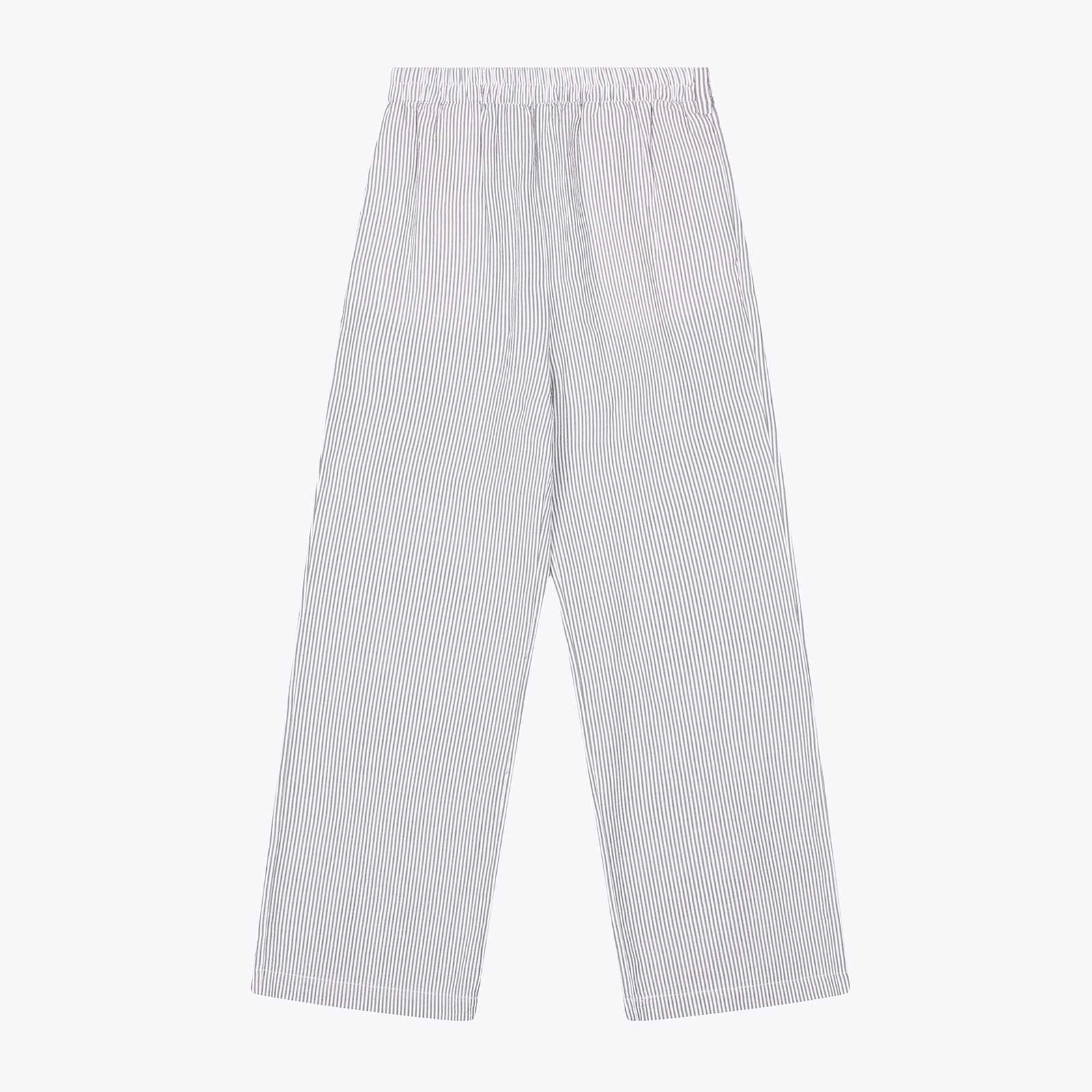 Frieda Seersucker Pants navy blue - Image 3