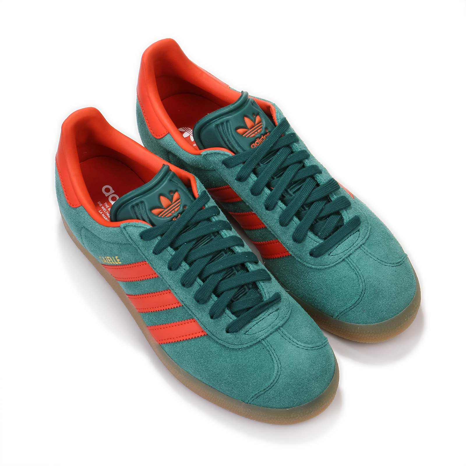 Gazelle collegiate green/preloved red/gum - Image 4