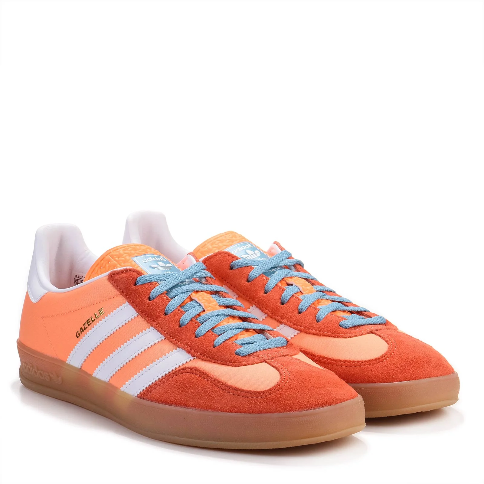 Gazelle Indoor orange/white/gum - Image 2
