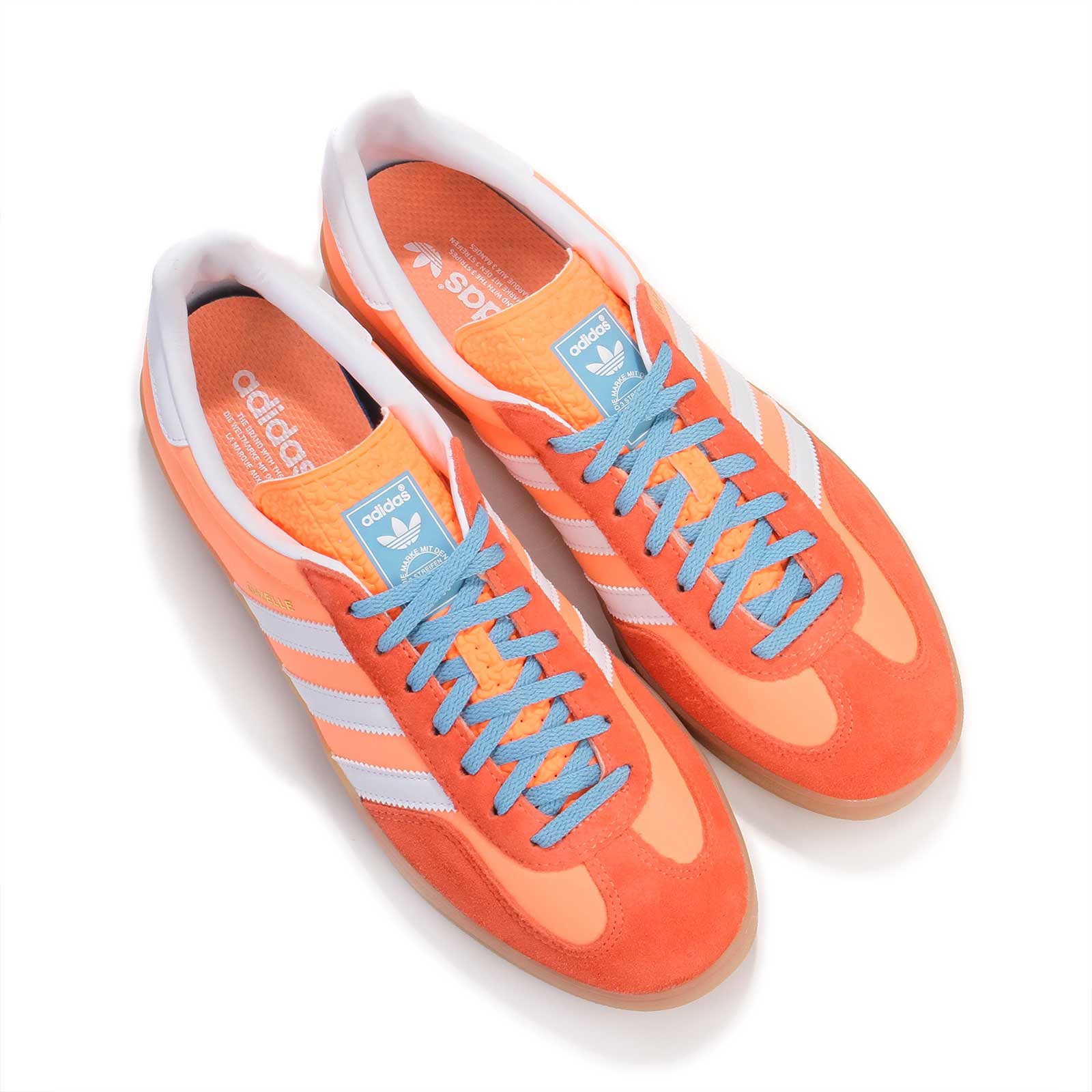 Gazelle Indoor orange/white/gum - Image 4