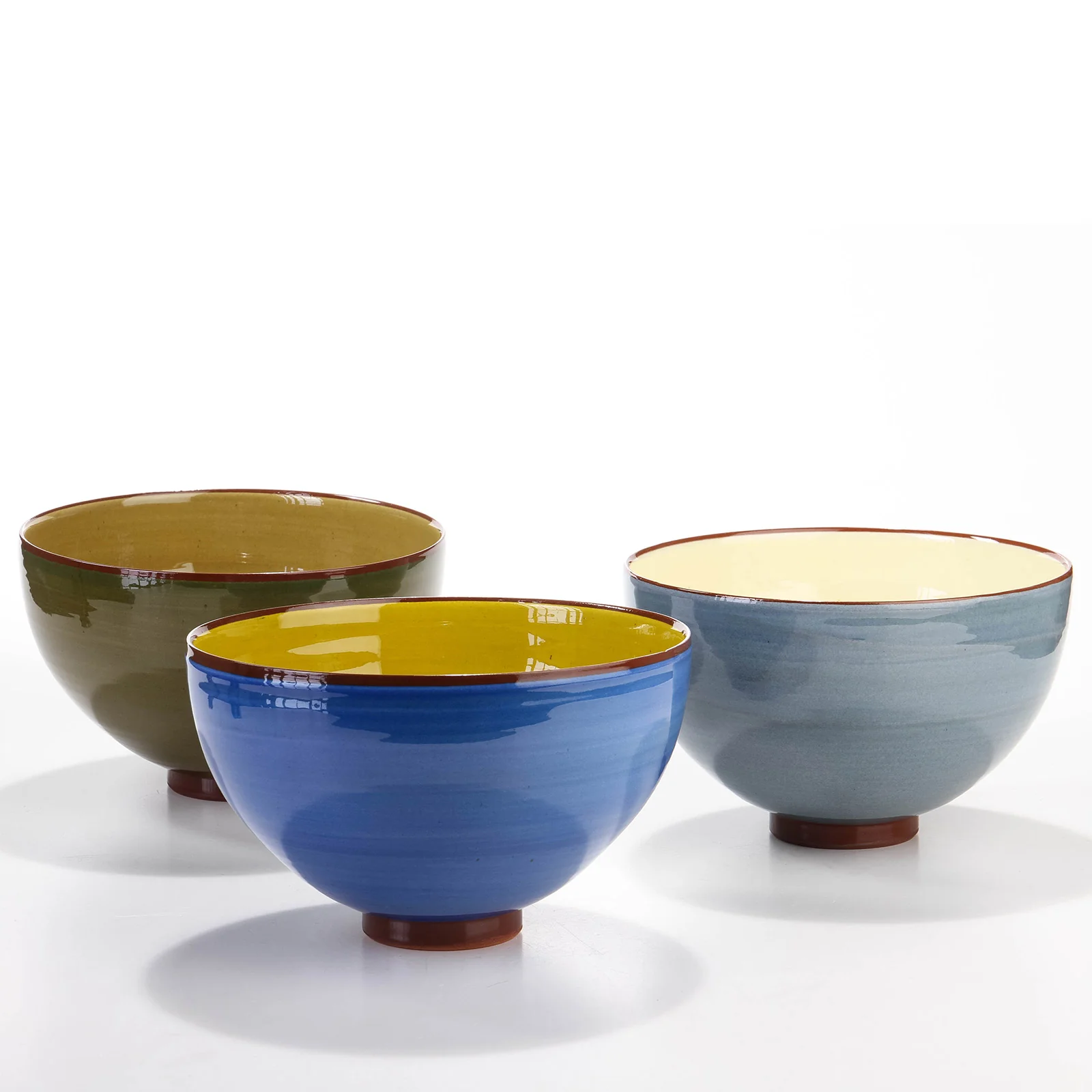 Grand Bol bleu roi/jaune colza - Image 2
