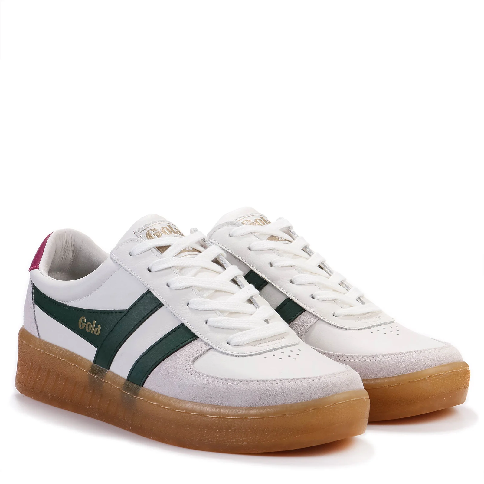 Grandslam Elite white/evergreen/fuchsia/gum - Image 2
