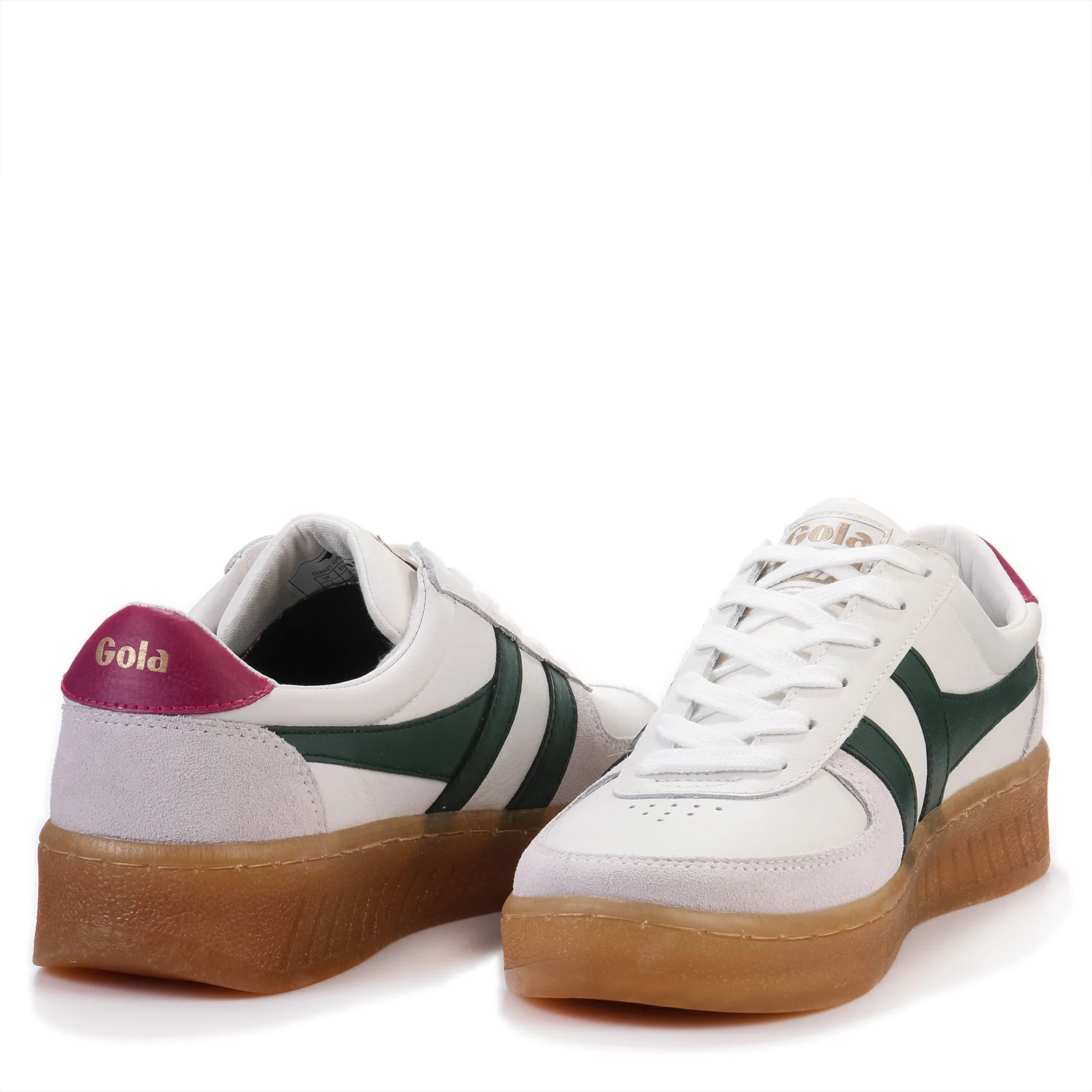 Grandslam Elite white/evergreen/fuchsia/gum - Image 3