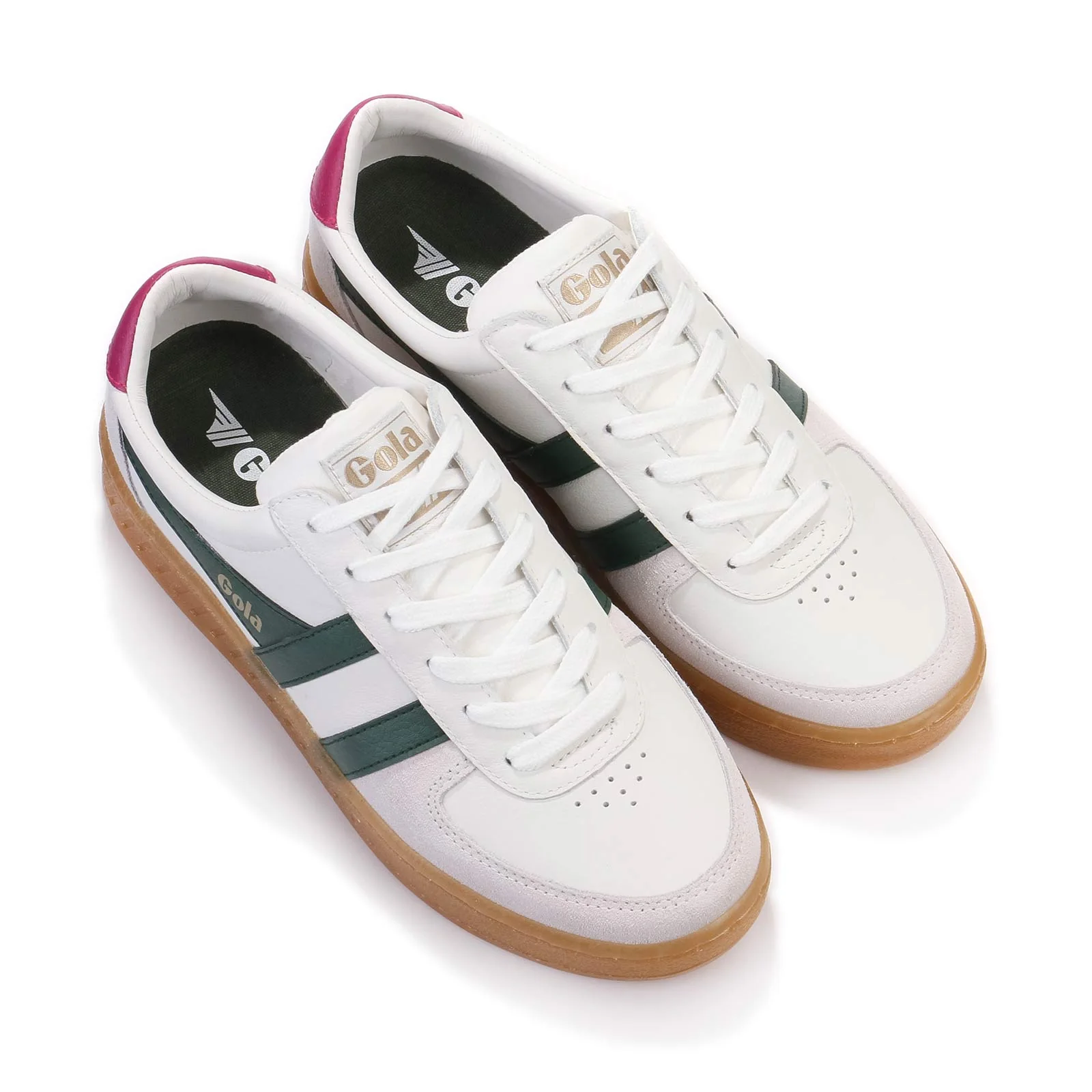 Grandslam Elite white/evergreen/fuchsia/gum - Image 4