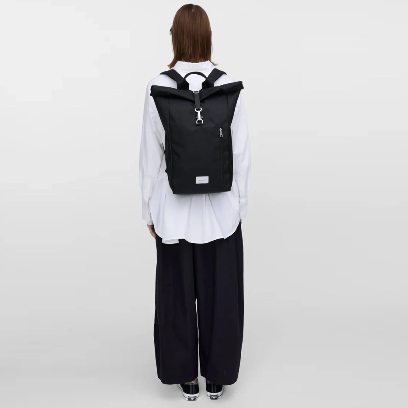 Ground Rolltop Backpack L black/black webbing - Image 3