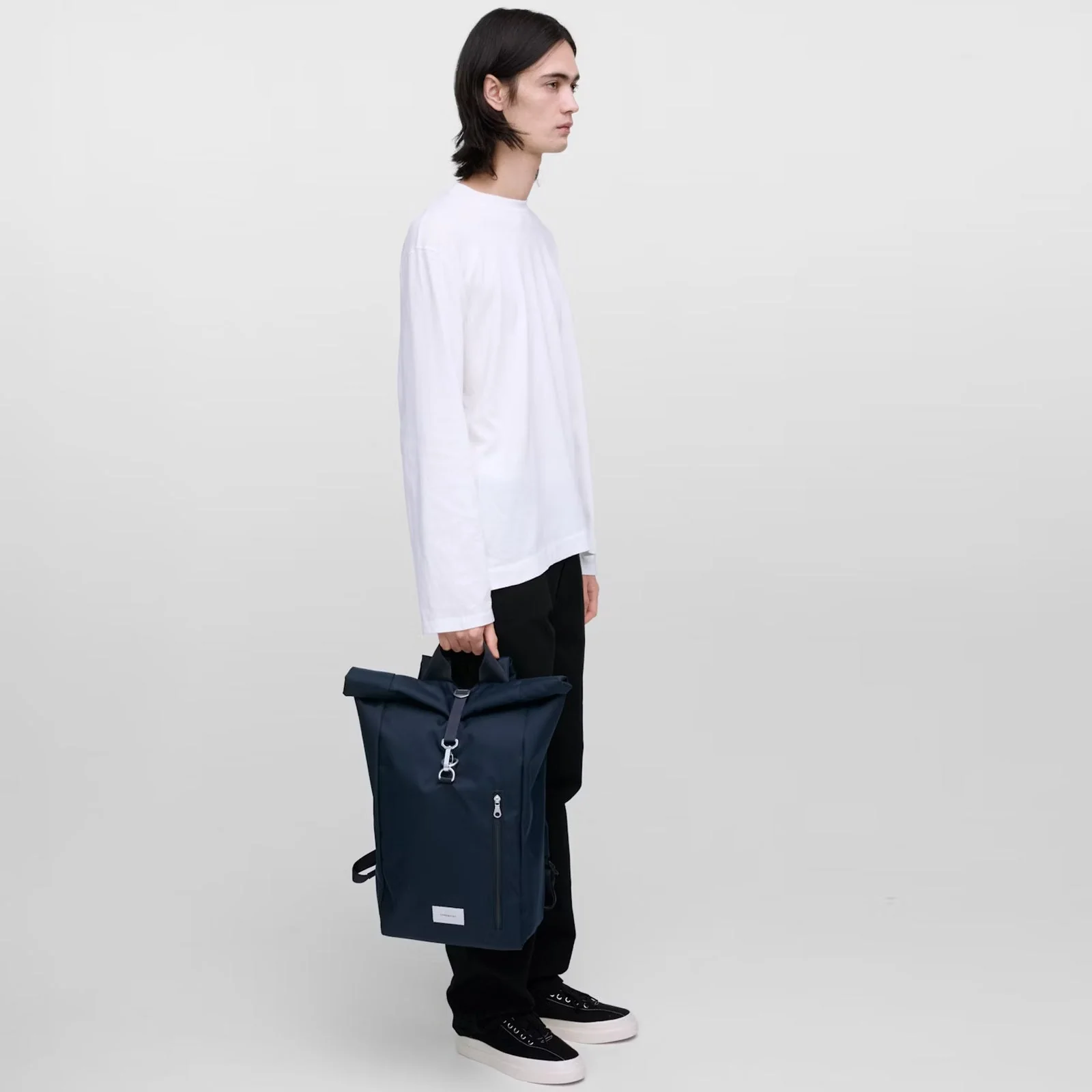 Ground Rolltop Backpack L navy/navy webbing - Image 7