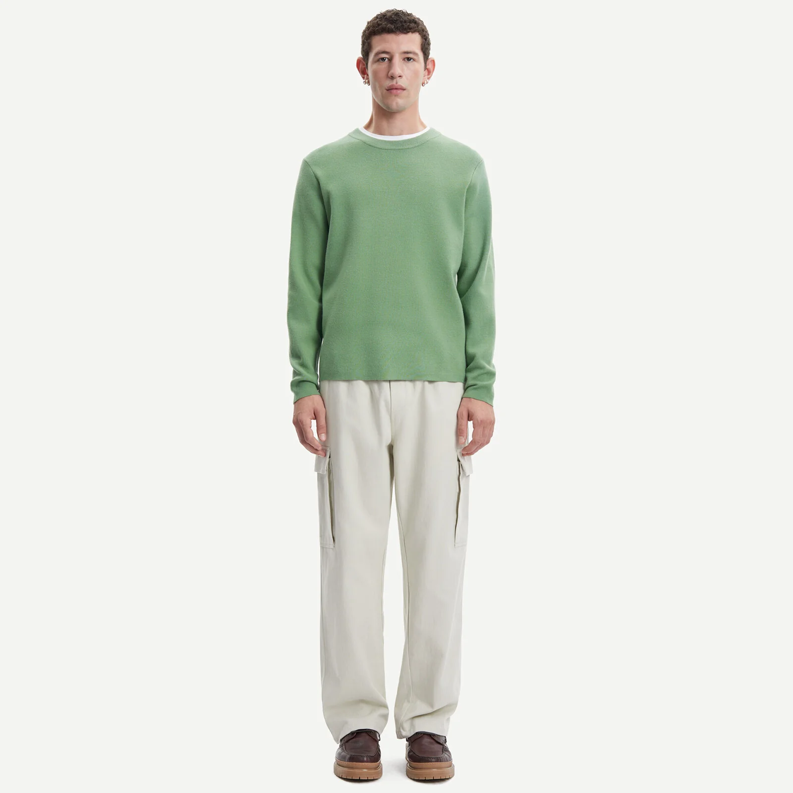 Gunan Crew Neck Jumper 10490 basil - Image 2