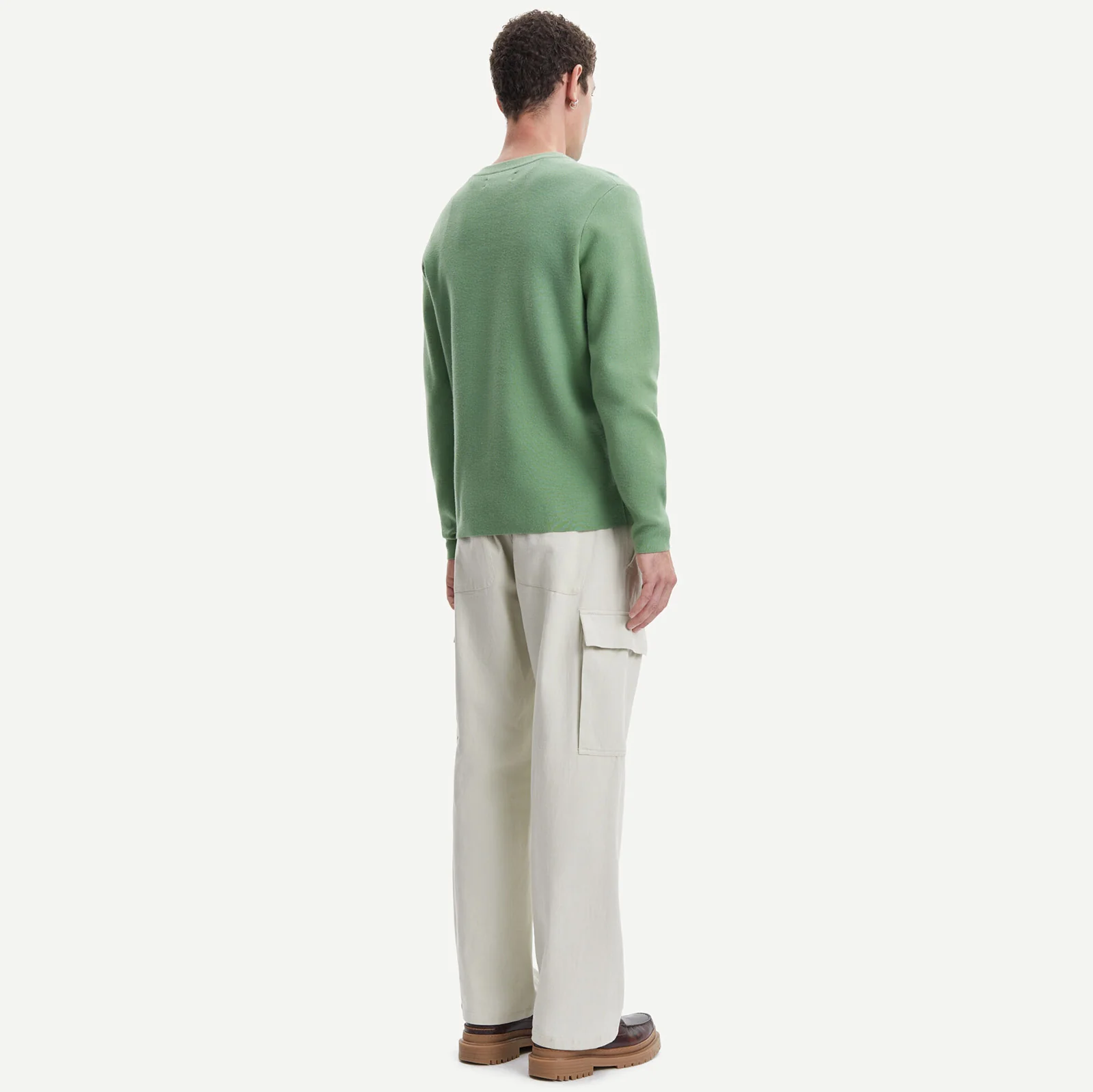 Gunan Crew Neck Jumper 10490 basil - Image 3