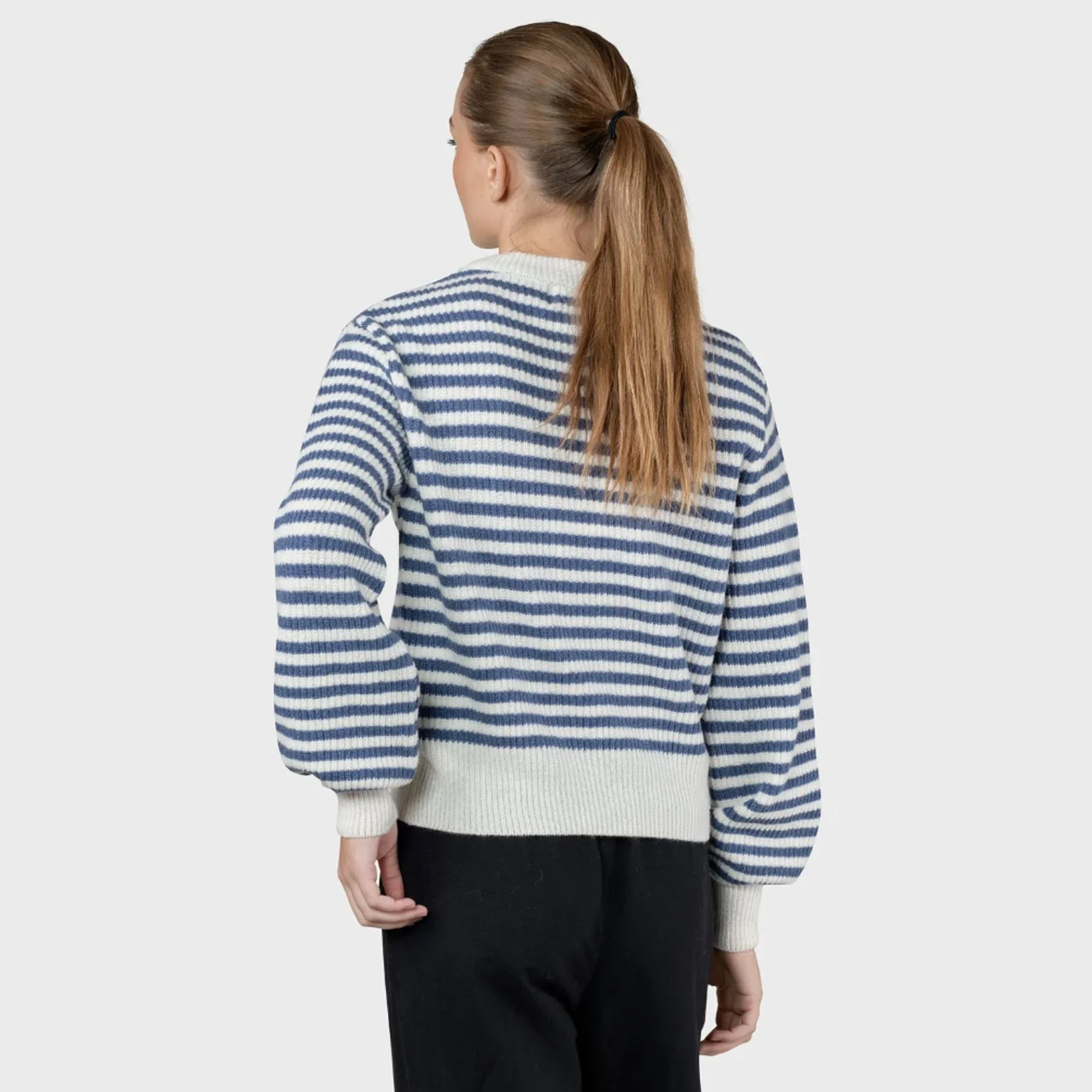 Gunilla Knit Jumper cream/ocean - Image 2