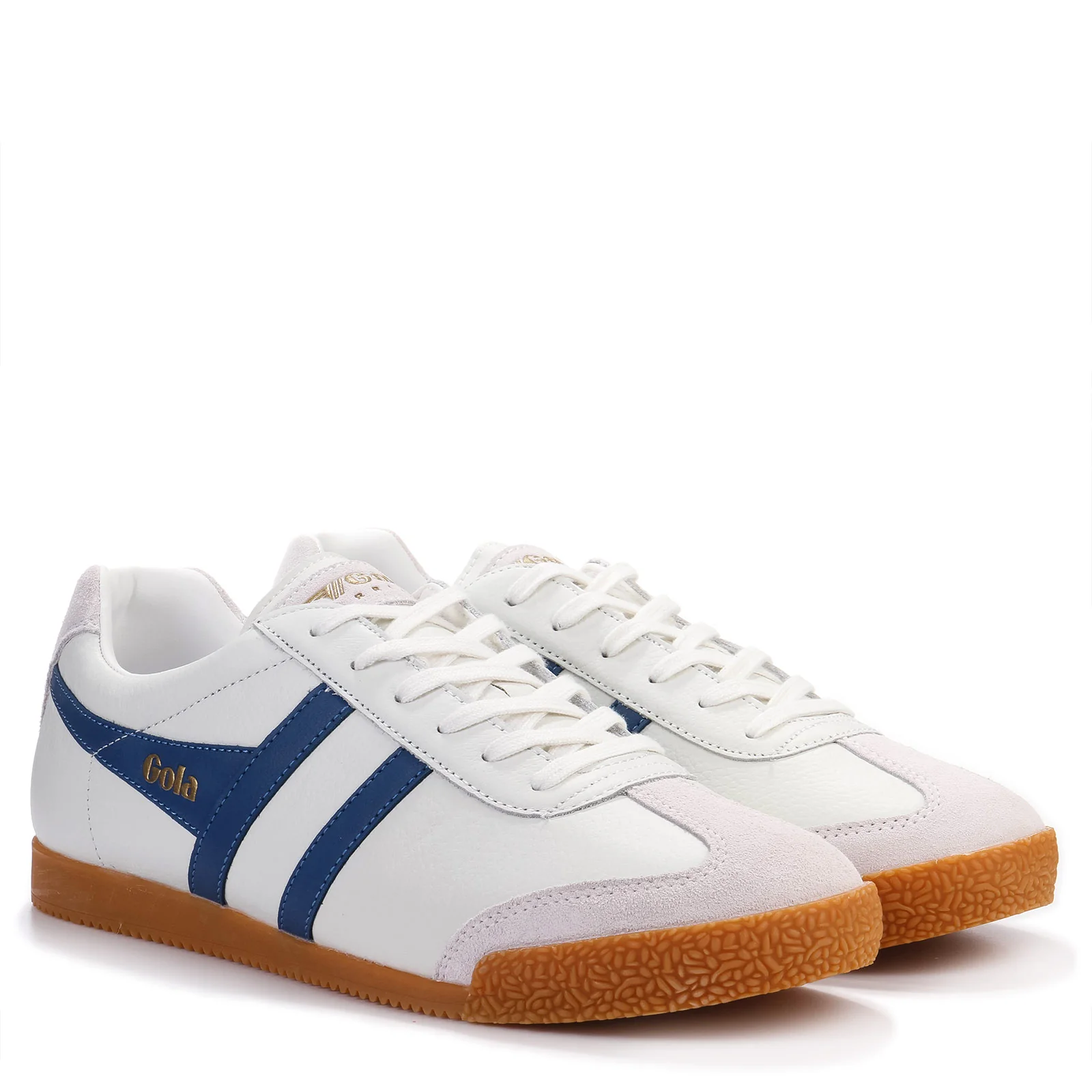 Harrier Leather white/marine blue - Image 2