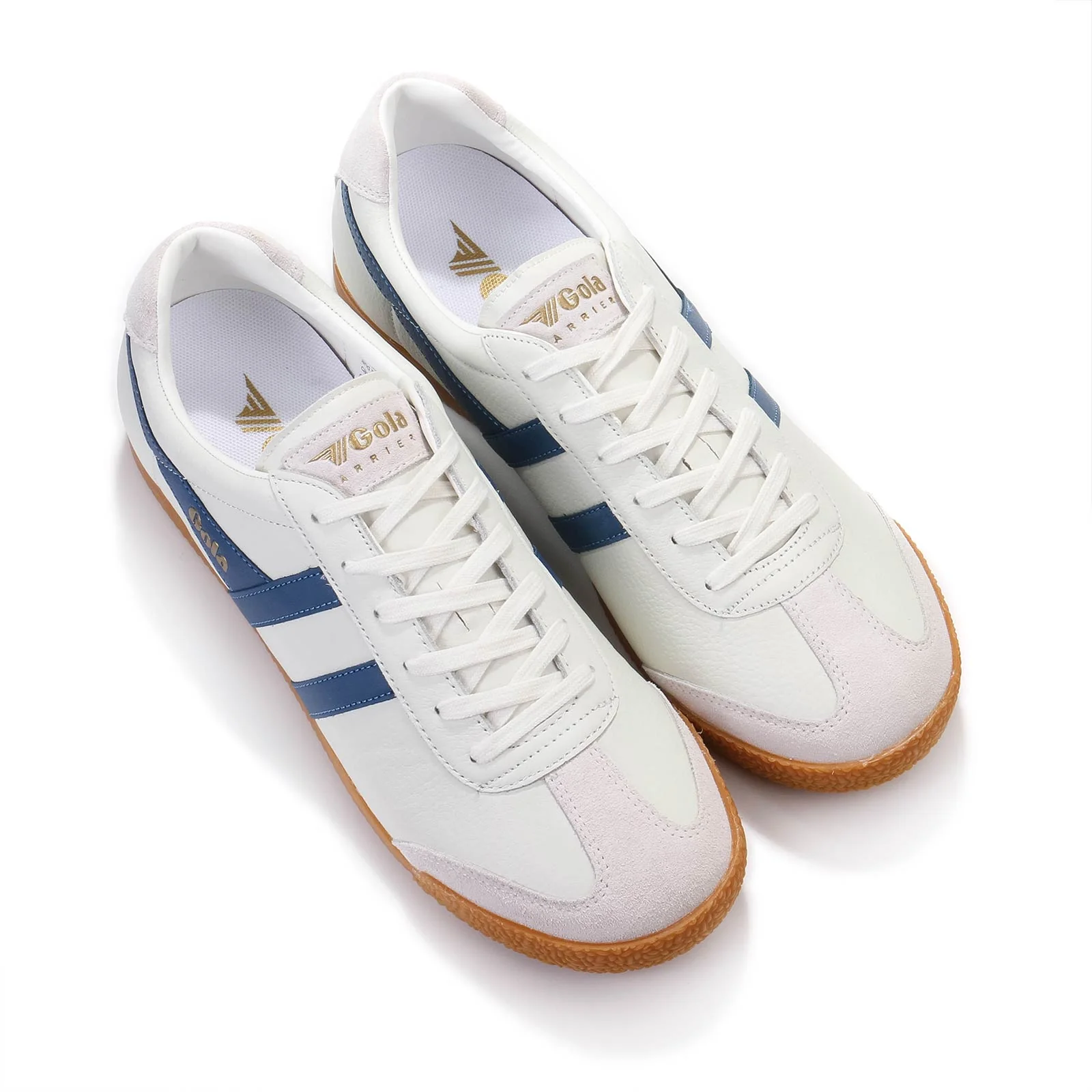 Harrier Leather white/marine blue - Image 4
