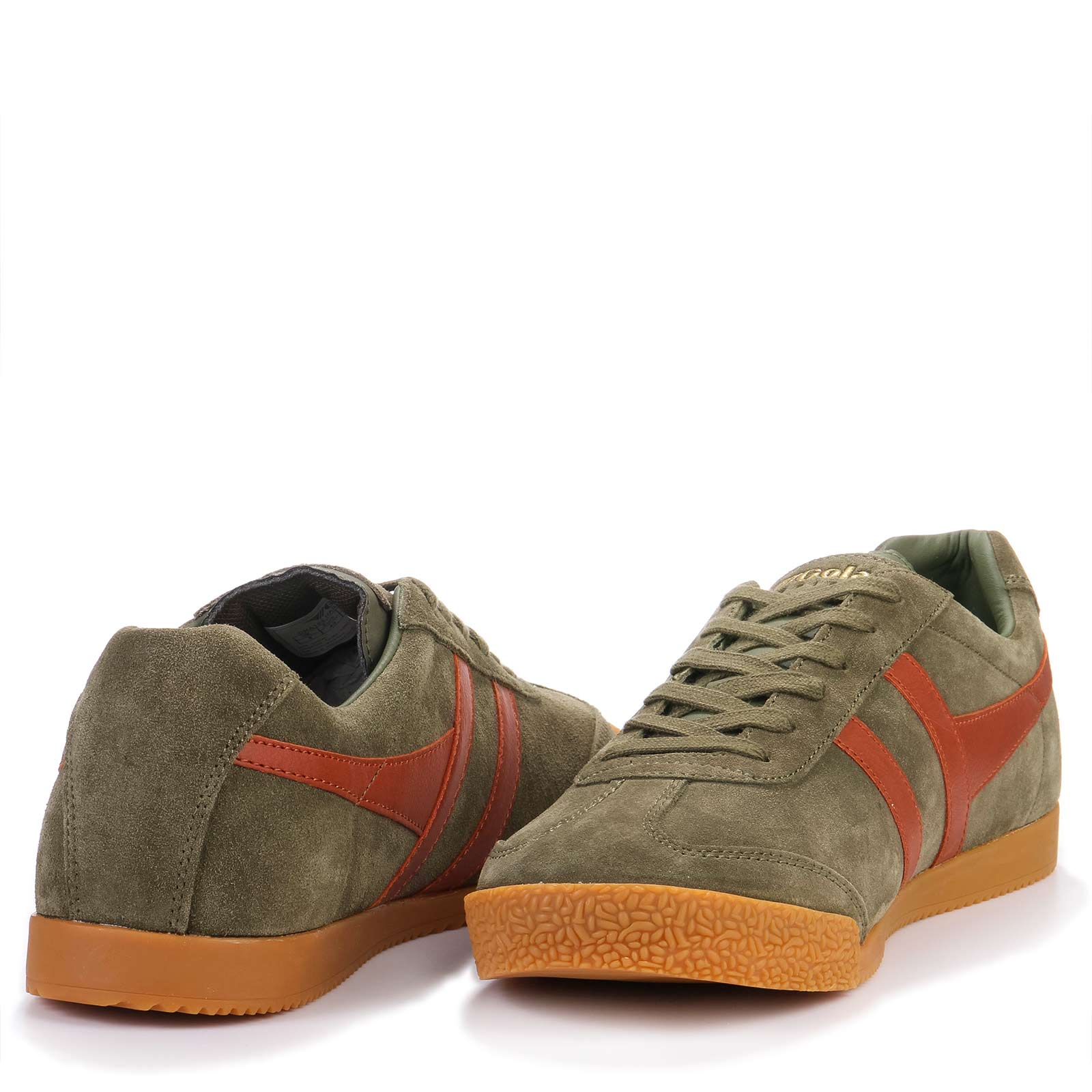 Harrier Suede khaki/orange spice - Image 3