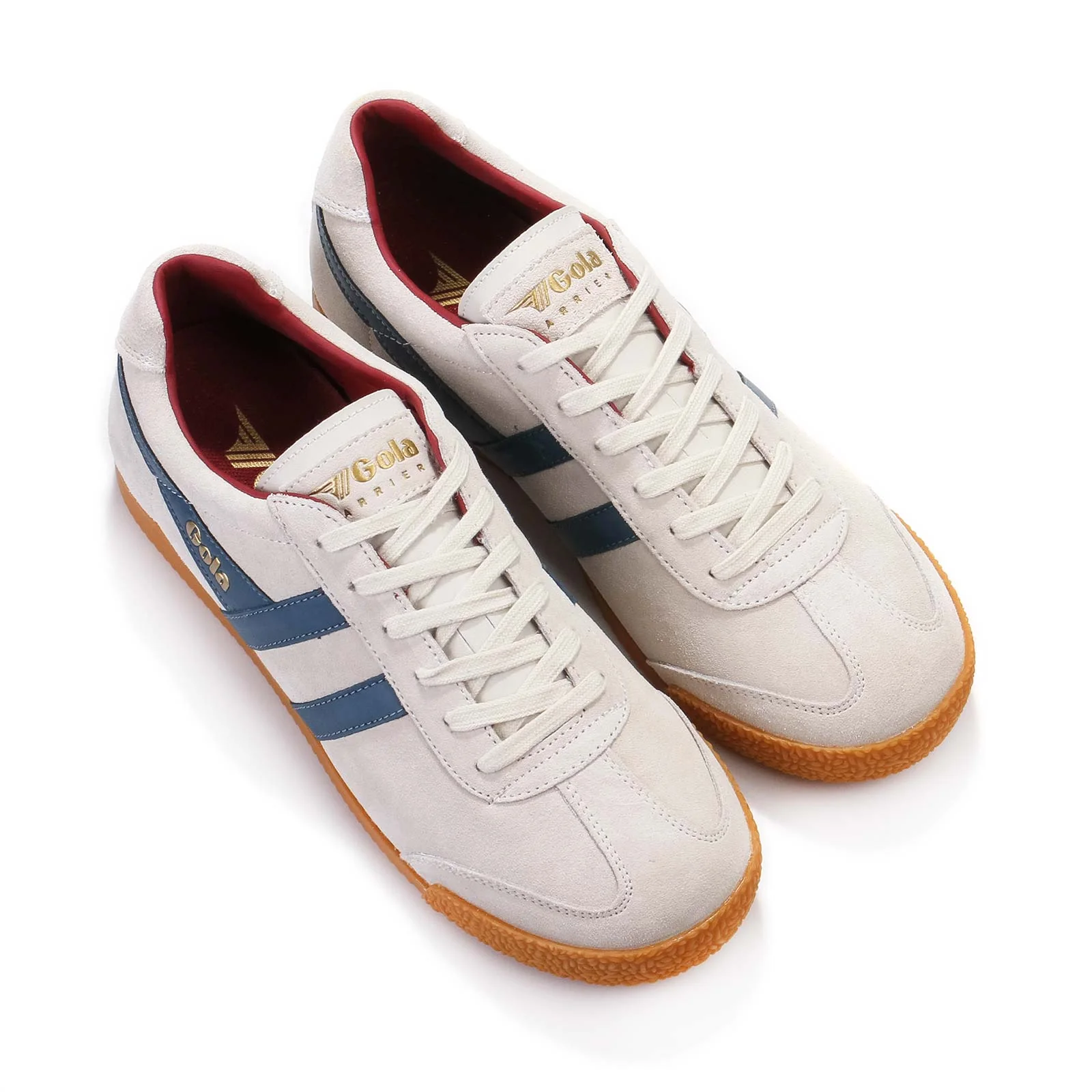 Harrier Suede off white/vintage blue/deep red - Image 4