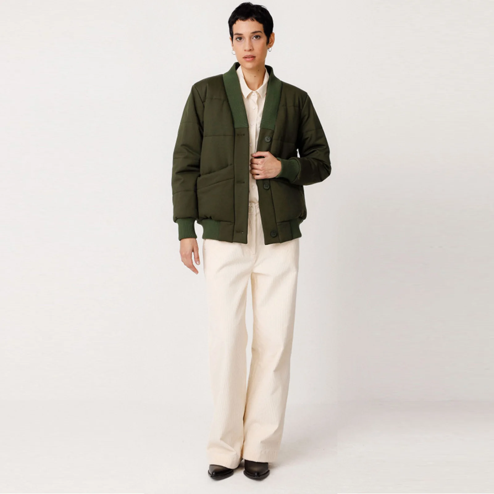 Hauza Jacket deep green