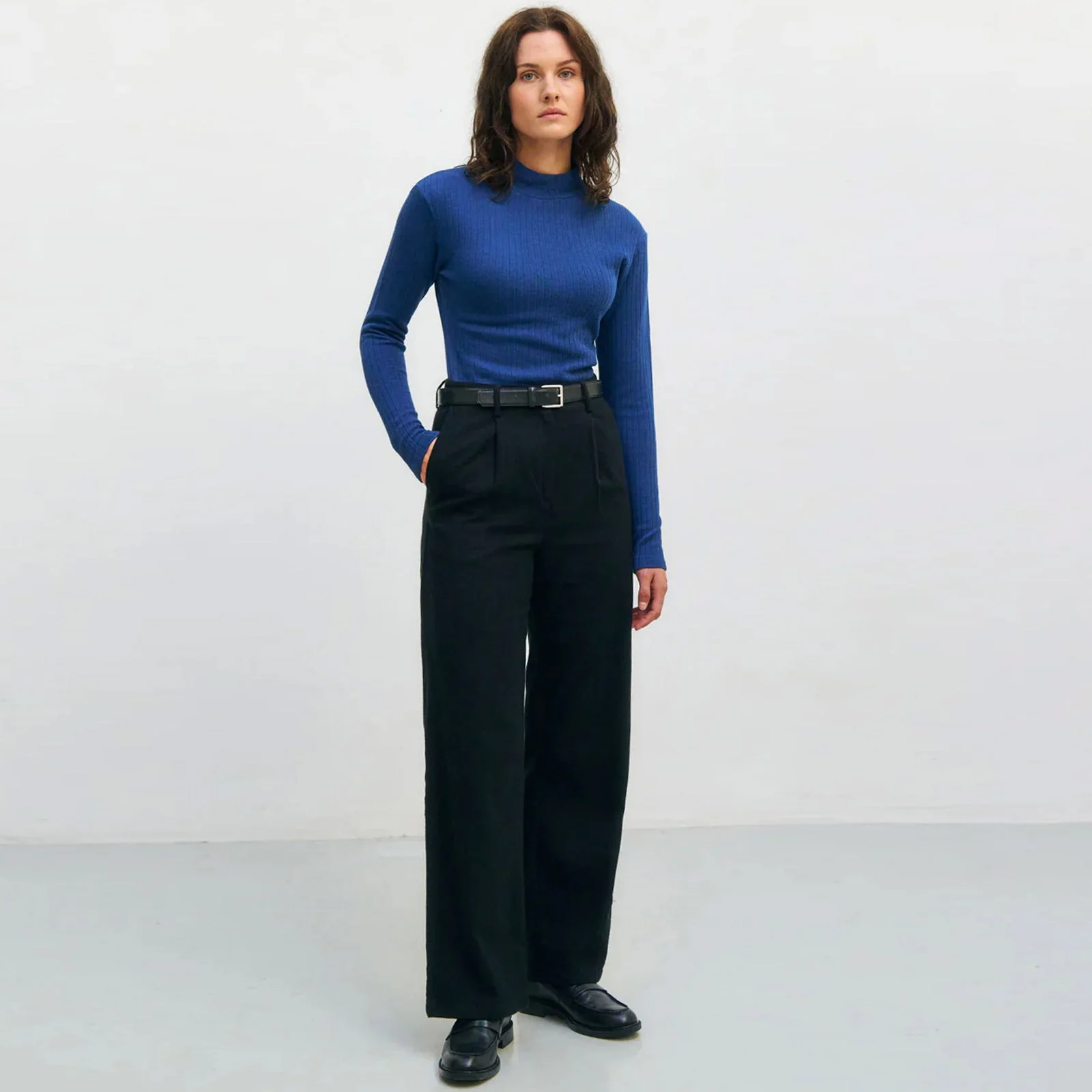 Heavy Ribbed Longsleeve royal blue - Image 2