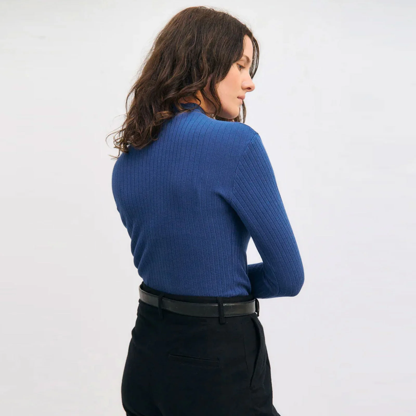 Heavy Ribbed Longsleeve royal blue - Image 3