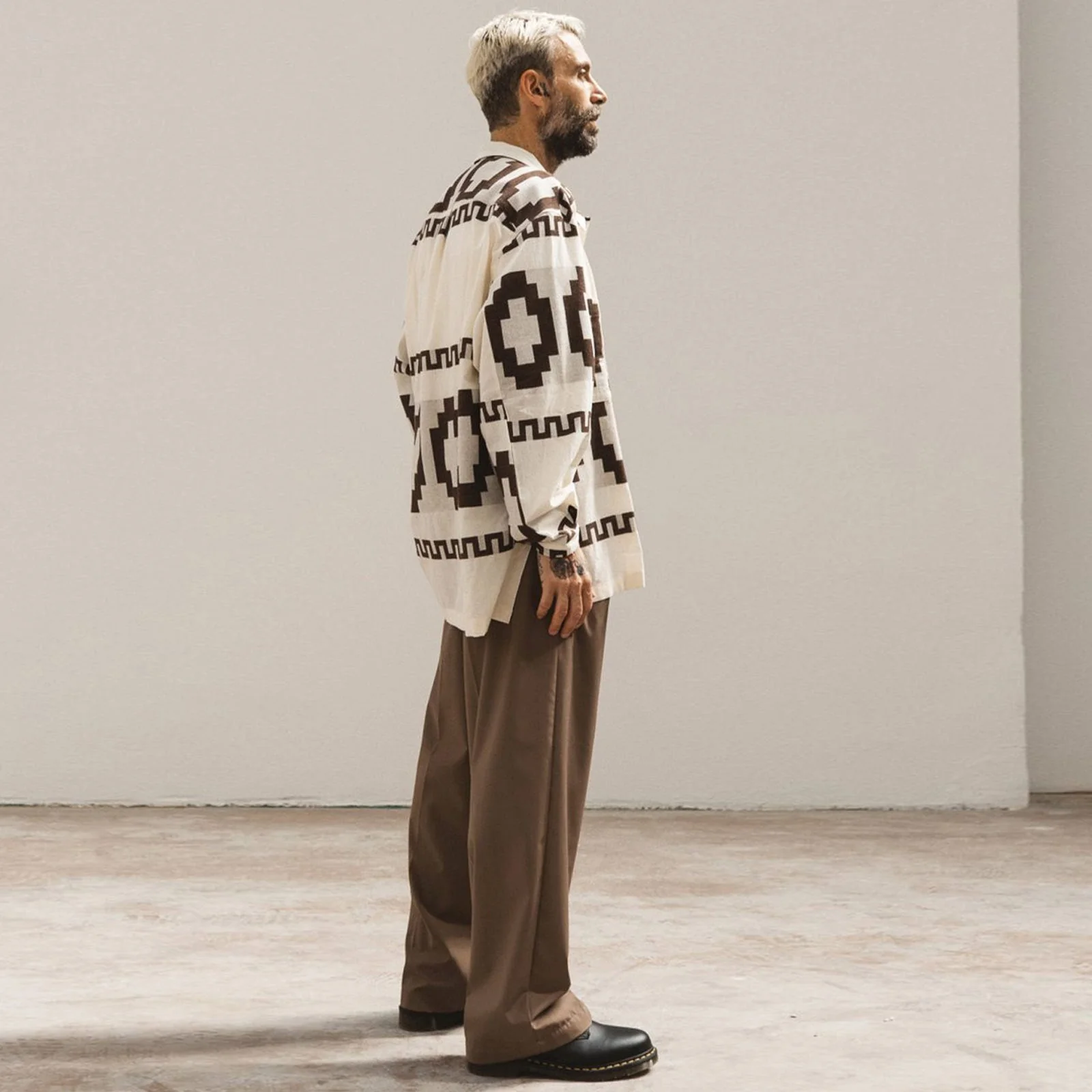 Hiroko Shirt marrone - Image 3