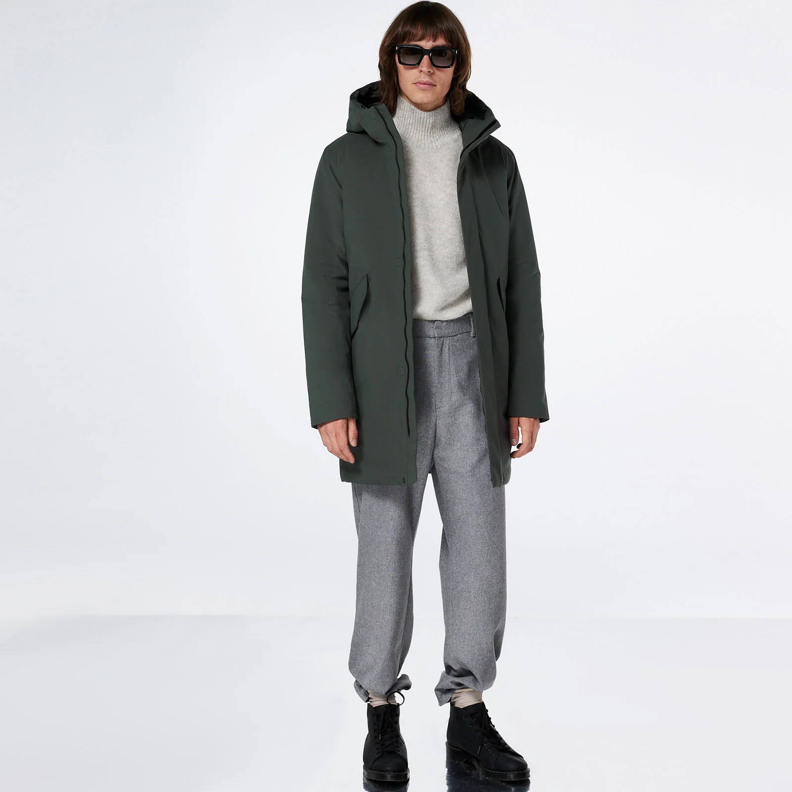 Hjalmar Winter Jacket slate green - Image 4