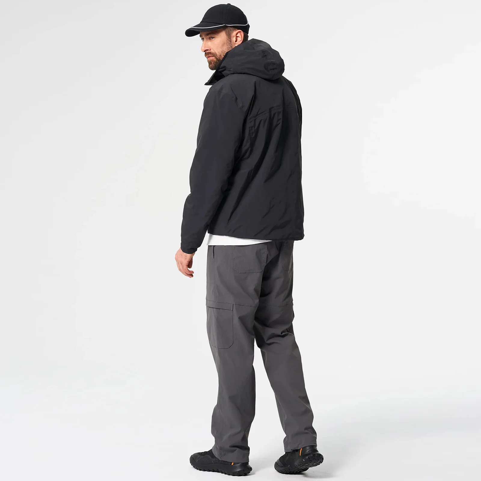 Hoodie Jacket peat black - Image 2