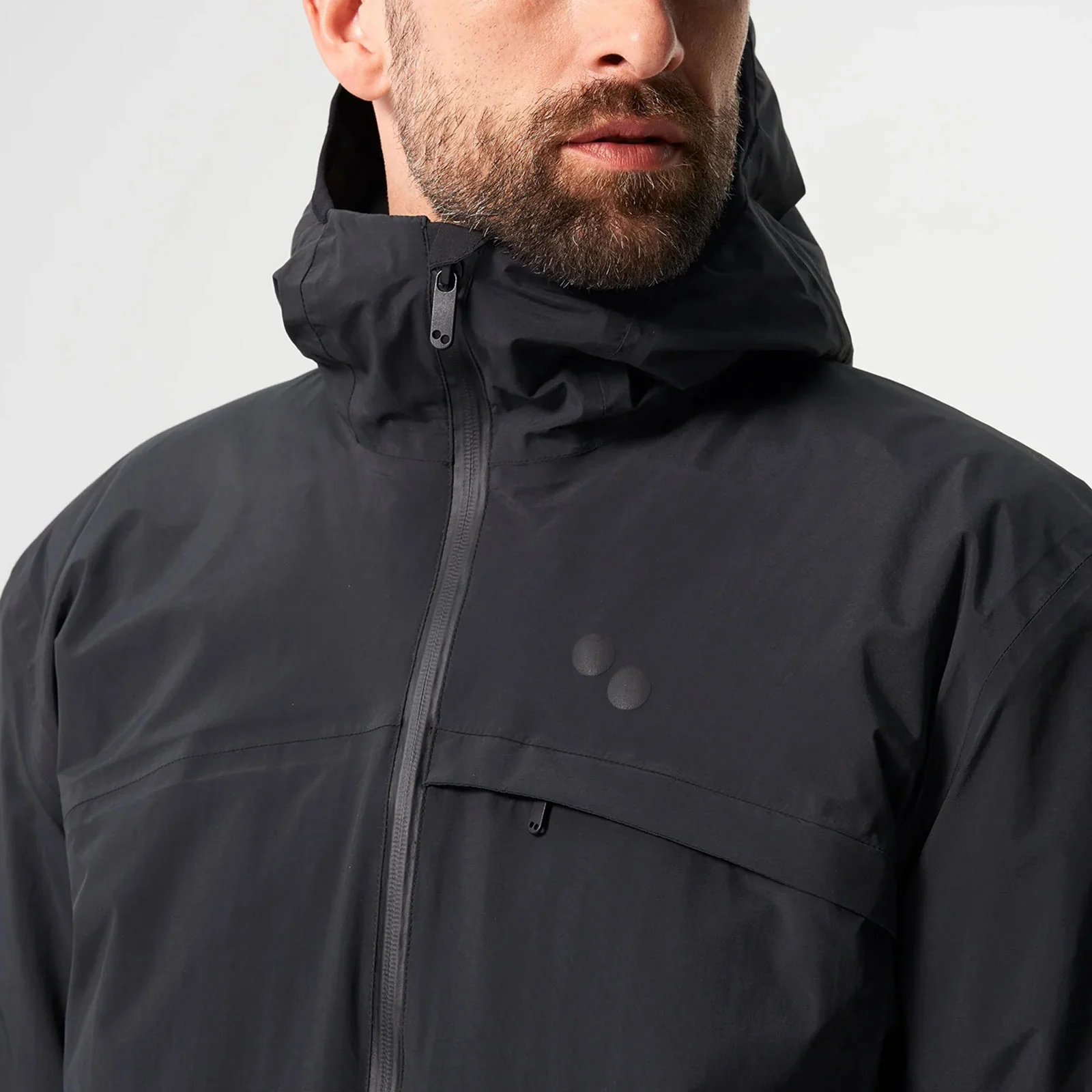 Hoodie Jacket peat black - Image 3