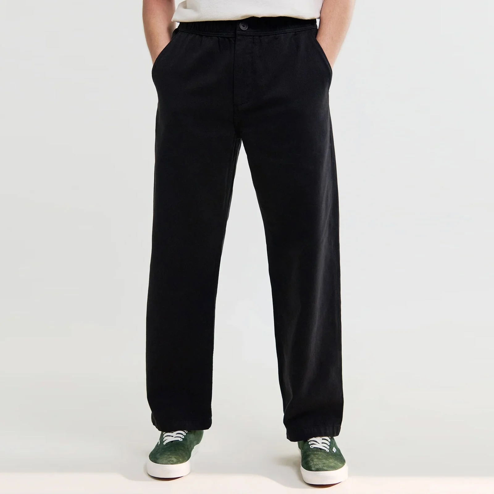 Hyde Cotton Twill Trousers black