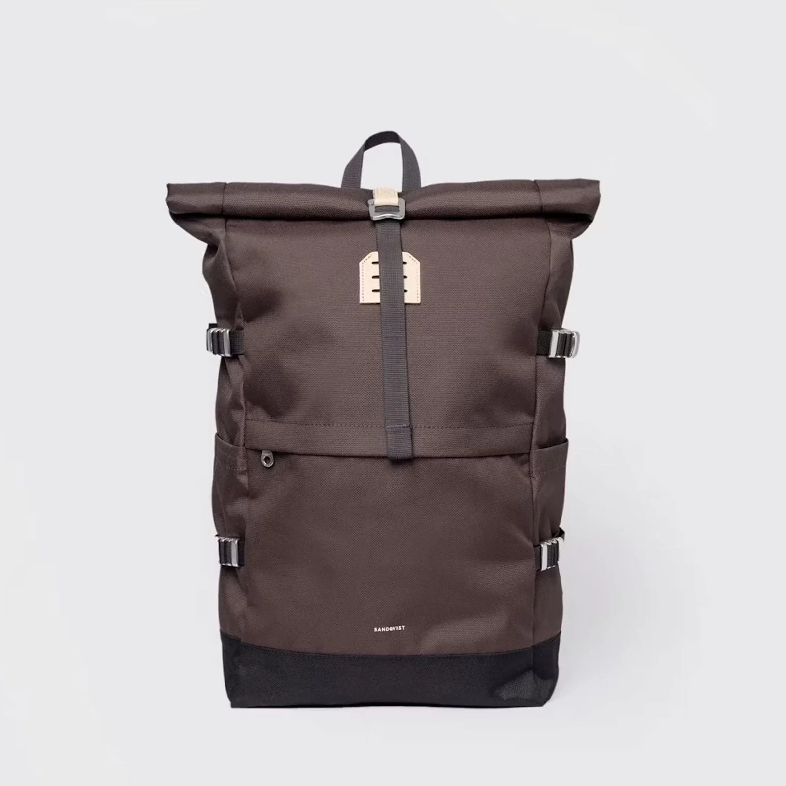 Icon Rolltop Backpack L brown/natural leather