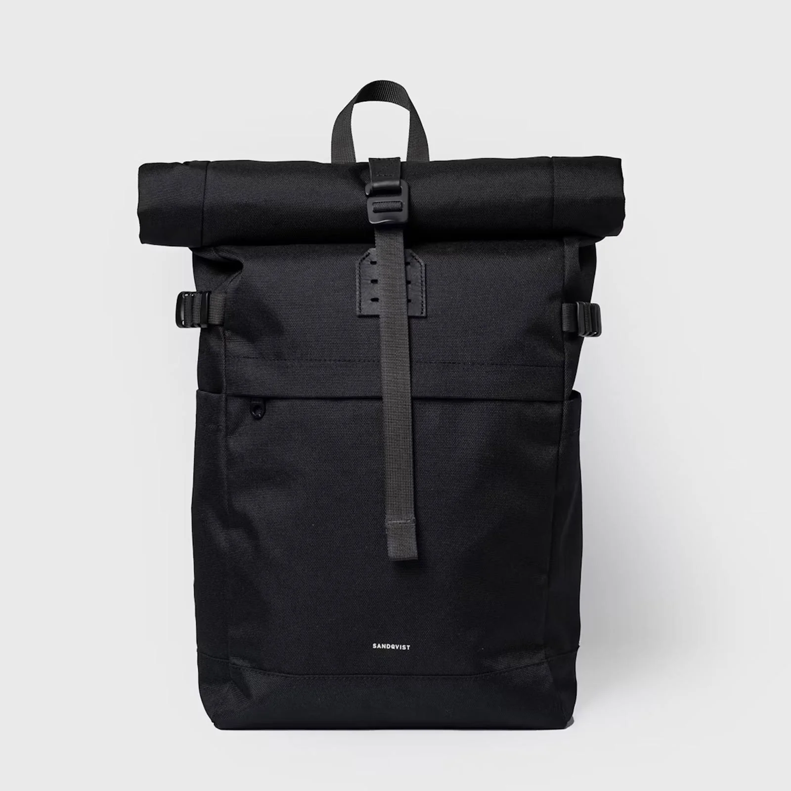 Icon Rolltop Backpack M black/black leather