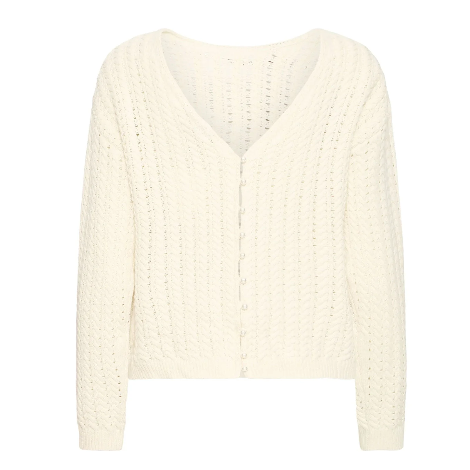 IHBesiane LS2 Cardigan birch - Image 2