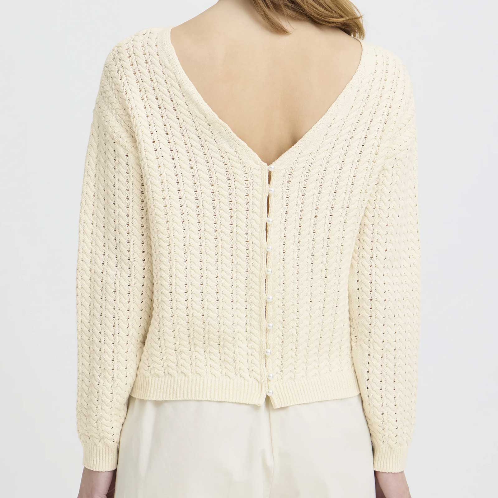 IHBesiane LS2 Cardigan birch - Image 4