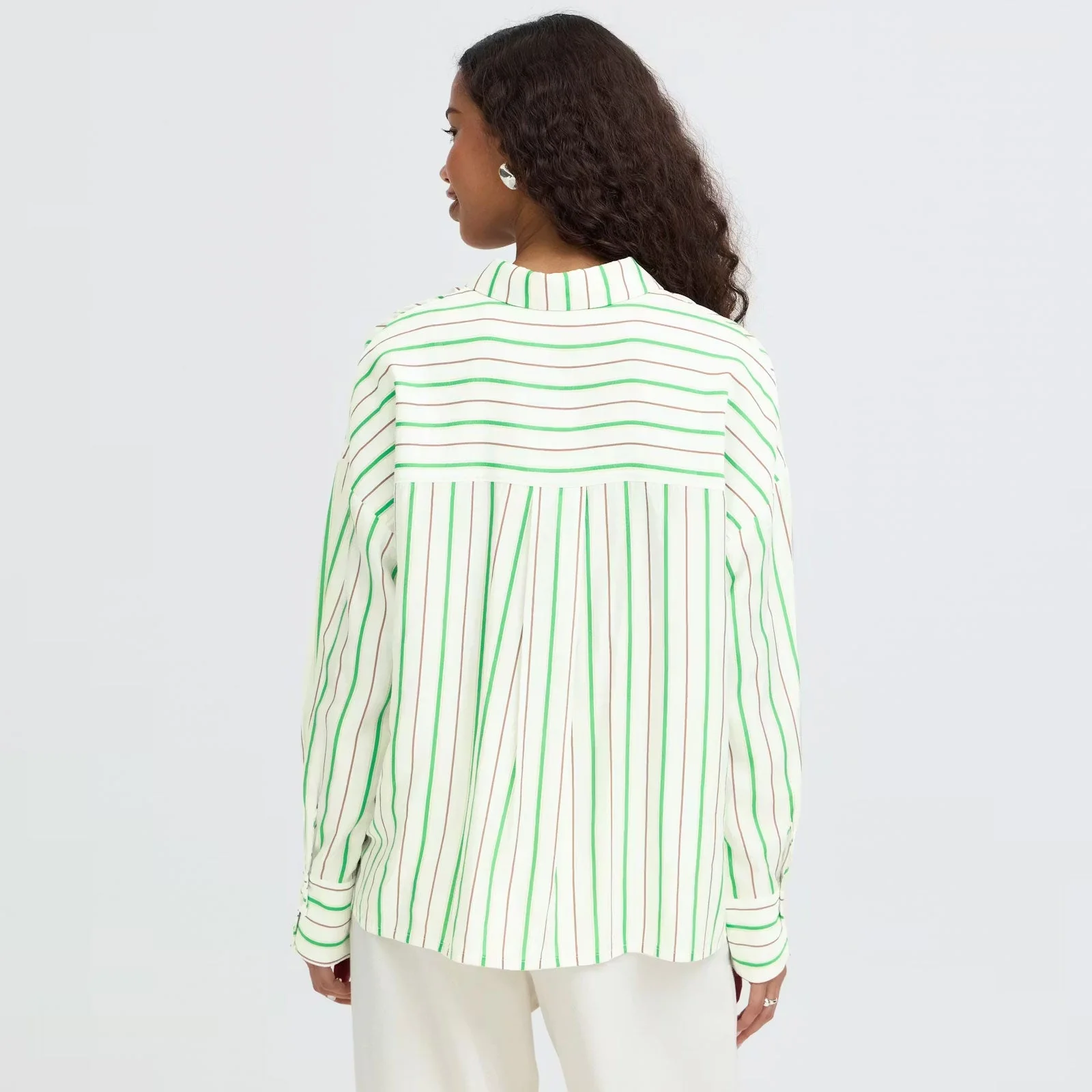 IHKatya Shirt greenbriar stripe - Image 2