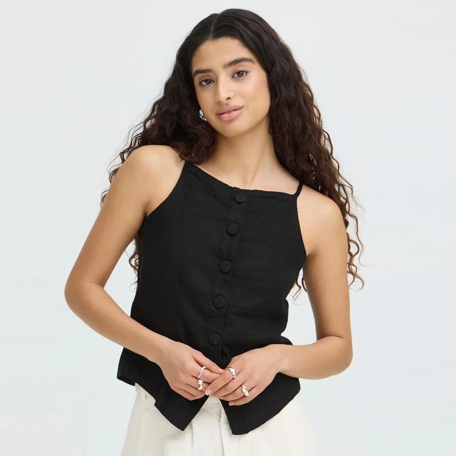 IHLinno WA2 Waistcoat black