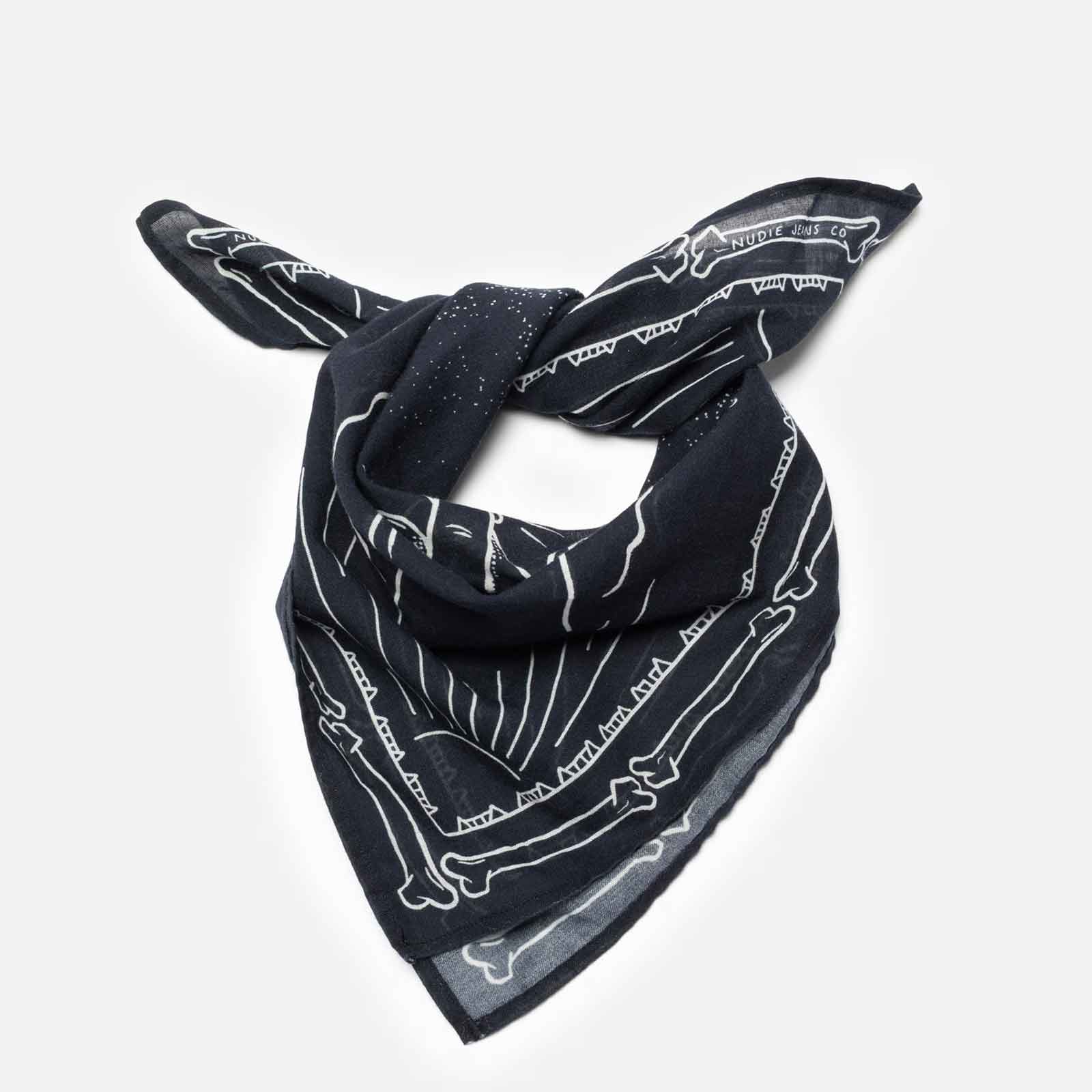 Ingrid Bandana Double Cross blue