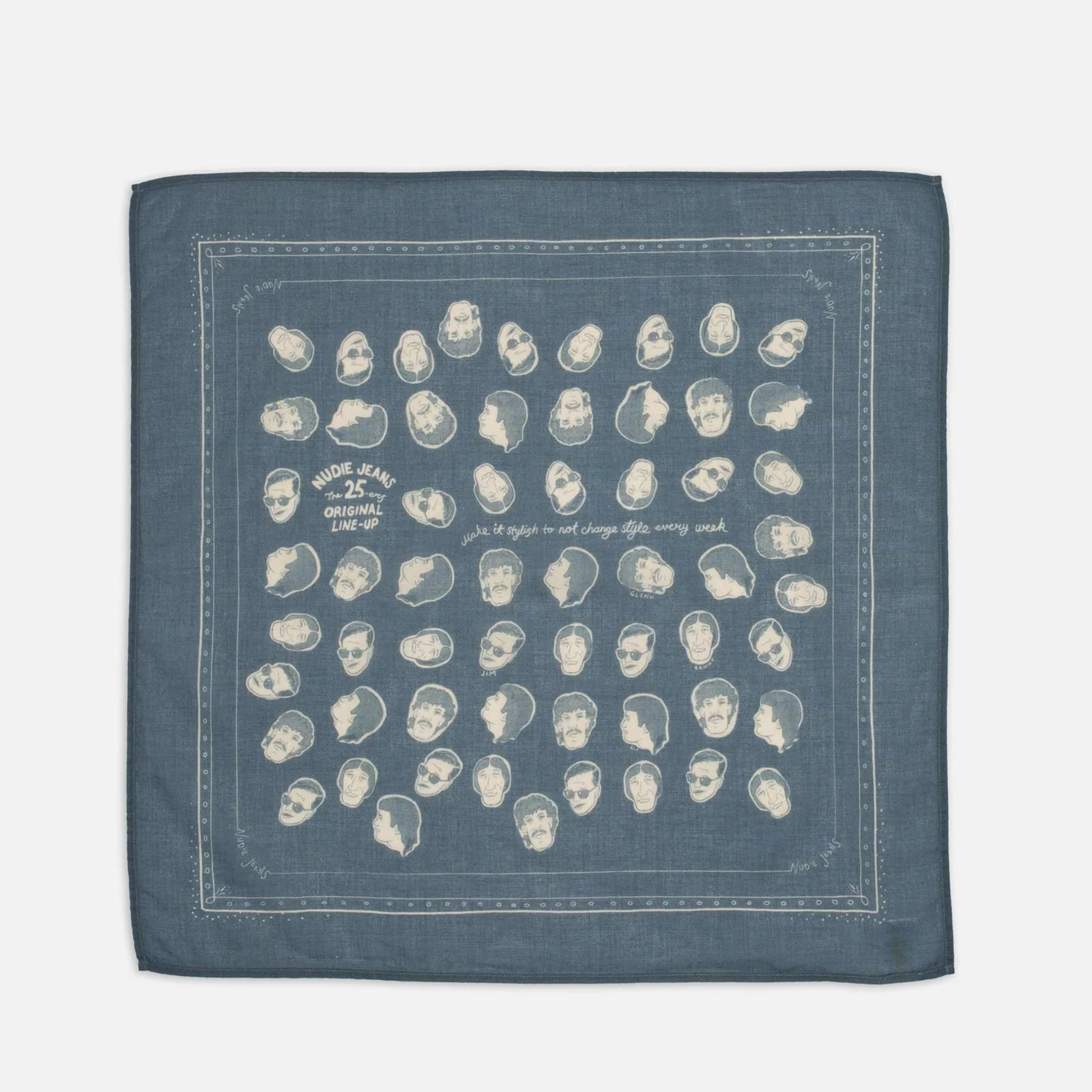 Ingrid Bandana OG Line Up blue - Image 2