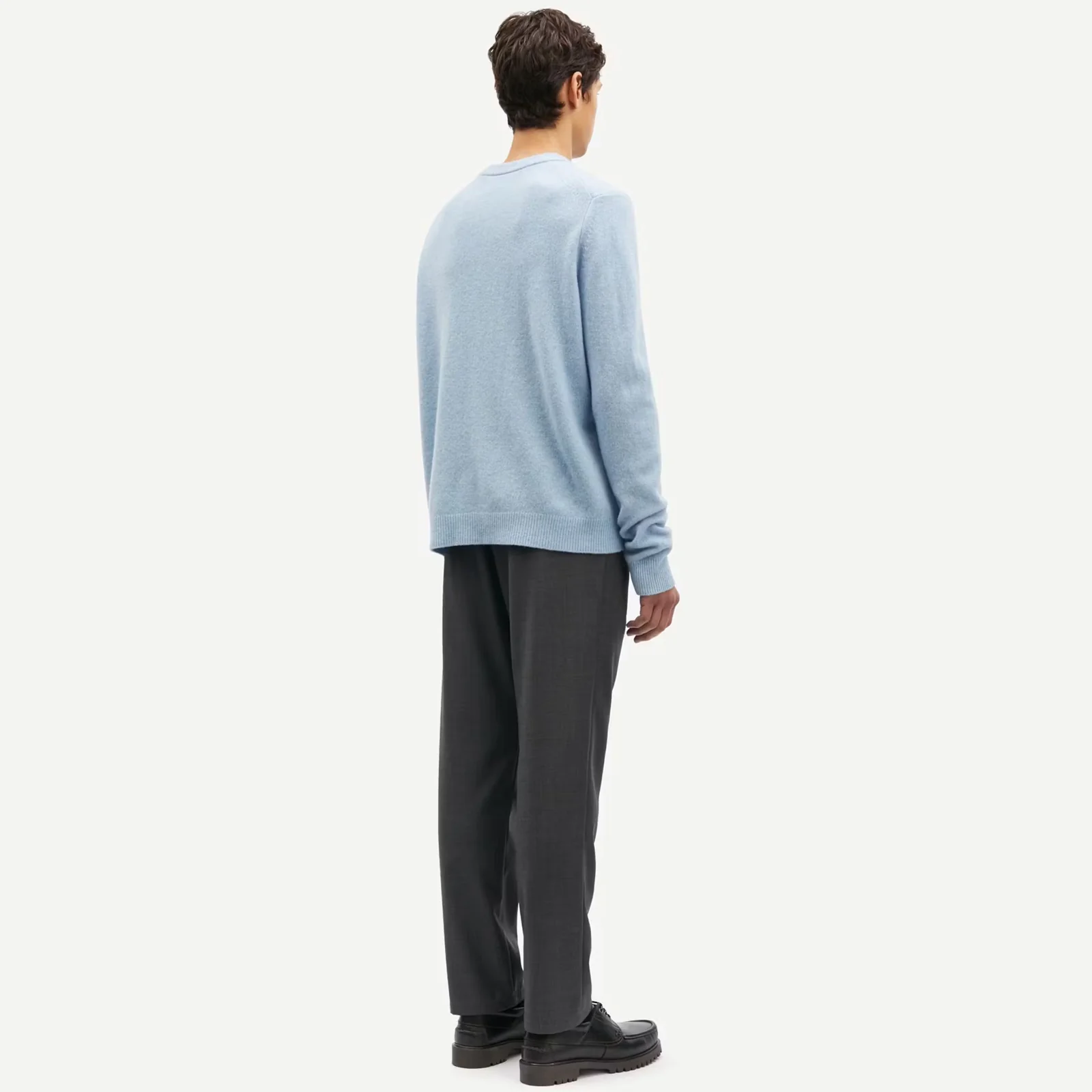 Isak Knit Sweater 1510 subdued blue - Image 3