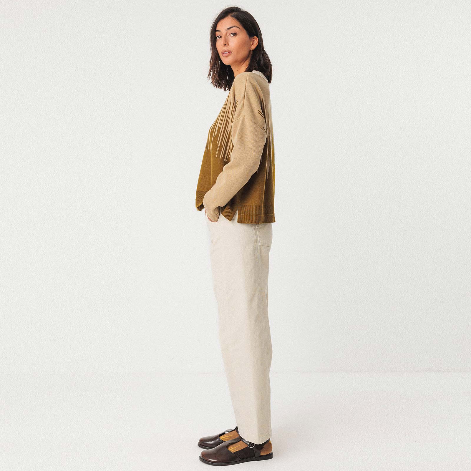 Ismene Sweater yellow camo - Image 4