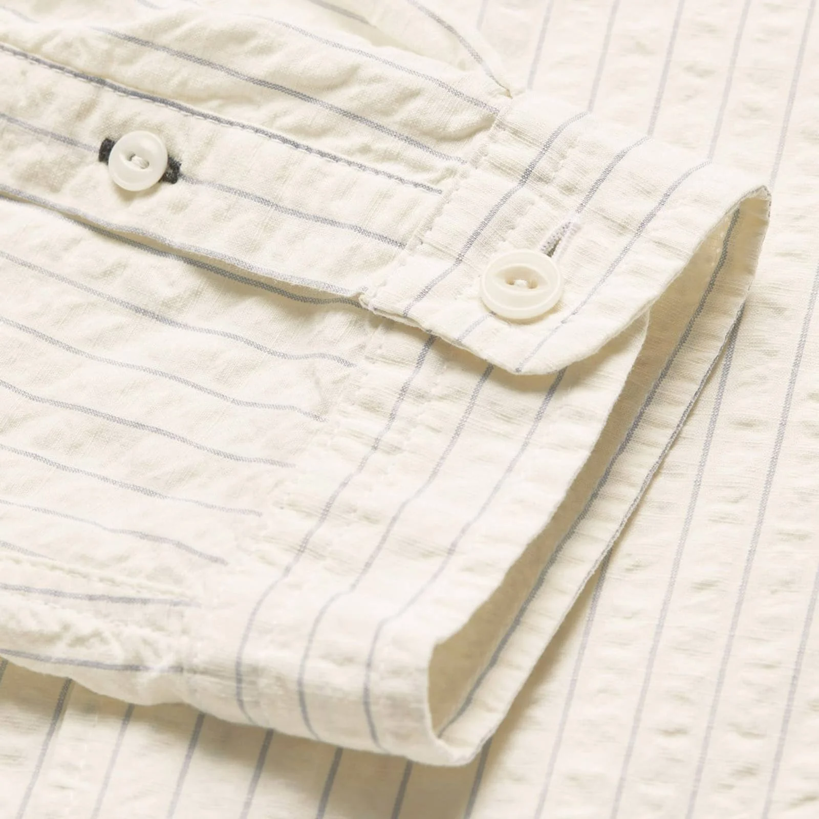 Jaacko Stripe Shirt undyed - Image 2