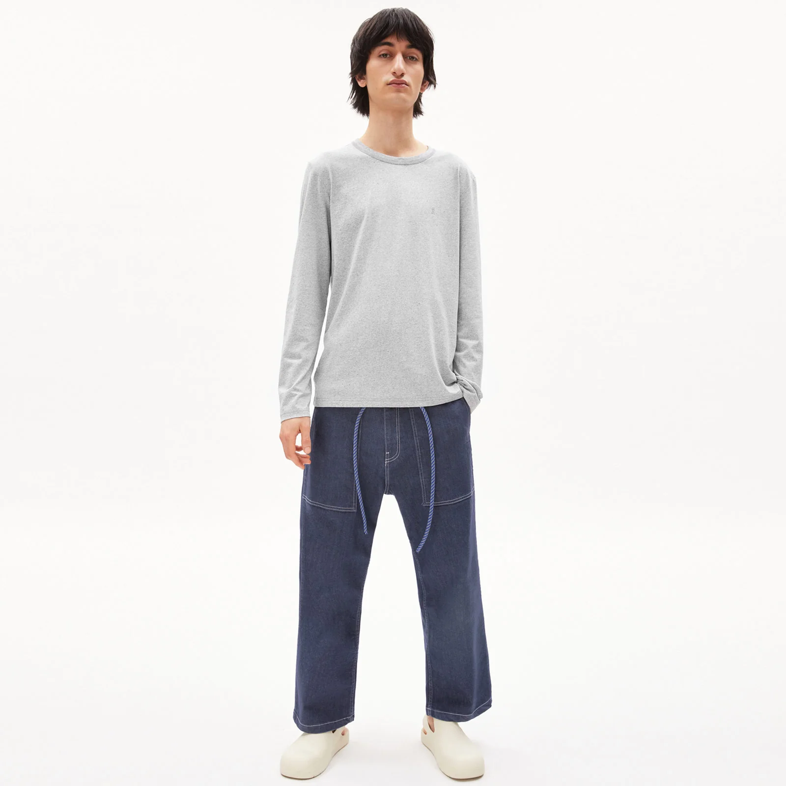 Jaarlo Iconic Longsleeve used grey - Image 2