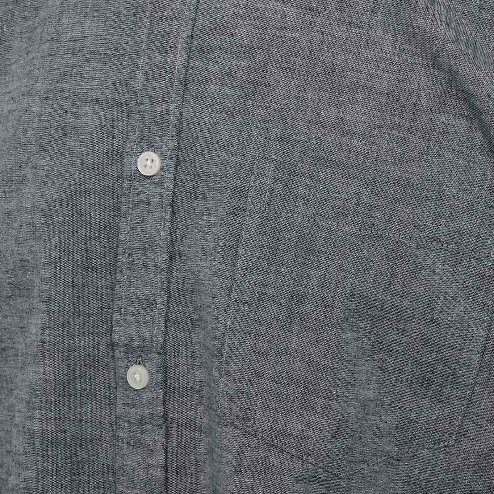 Jack Linen Shirt 9802 navy blazer melange - Image 3