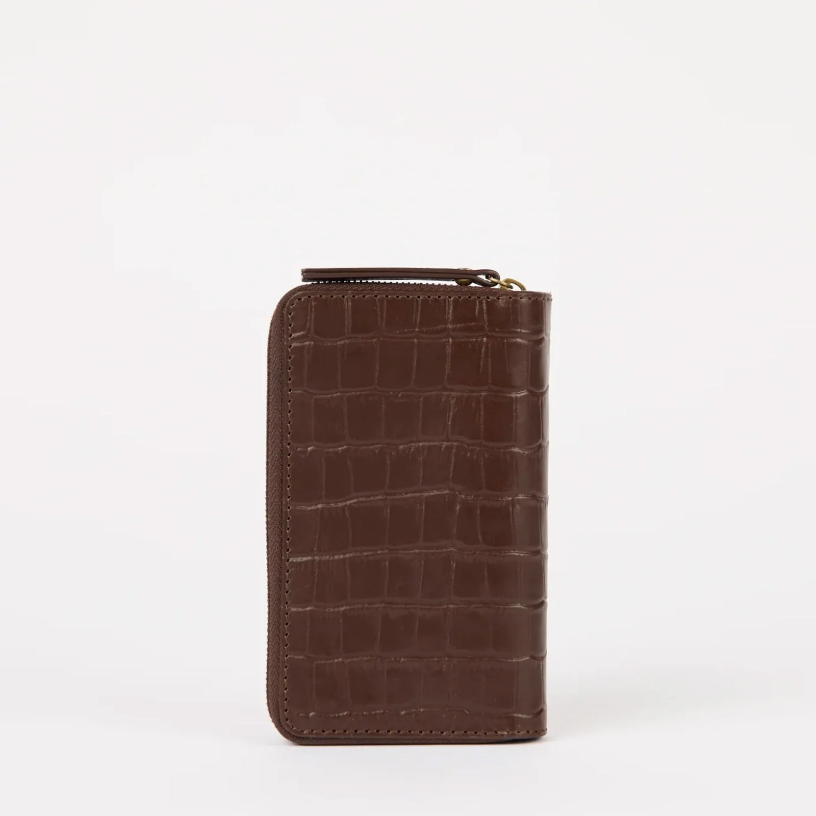 Jett Croco Leather Wallet chocolate - Image 2