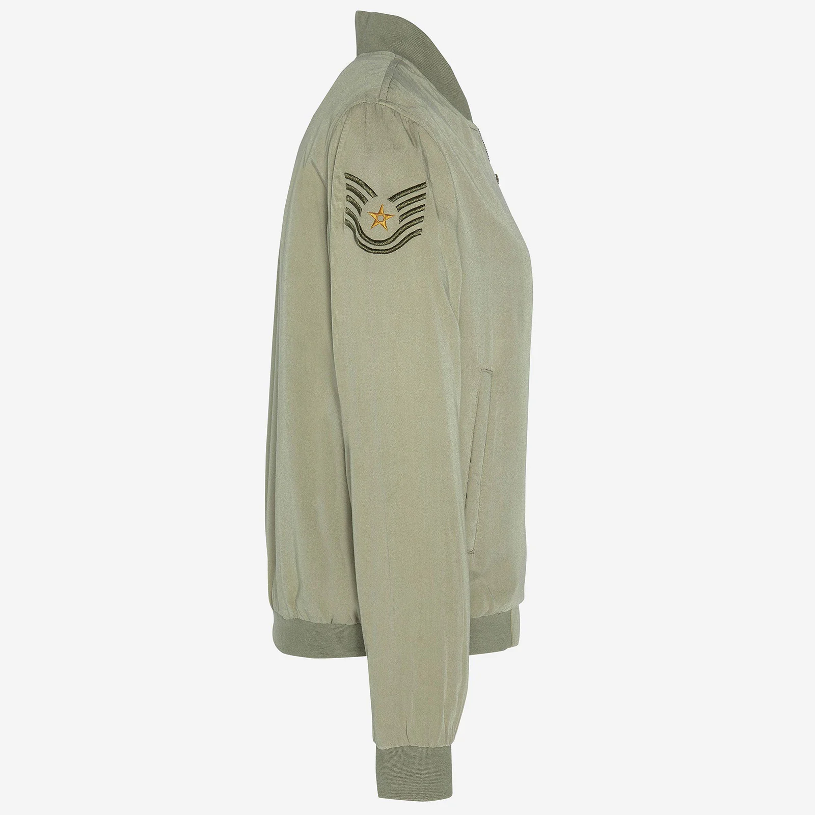 Calipsow Light Bomber Jacket sage khaki - Image 3