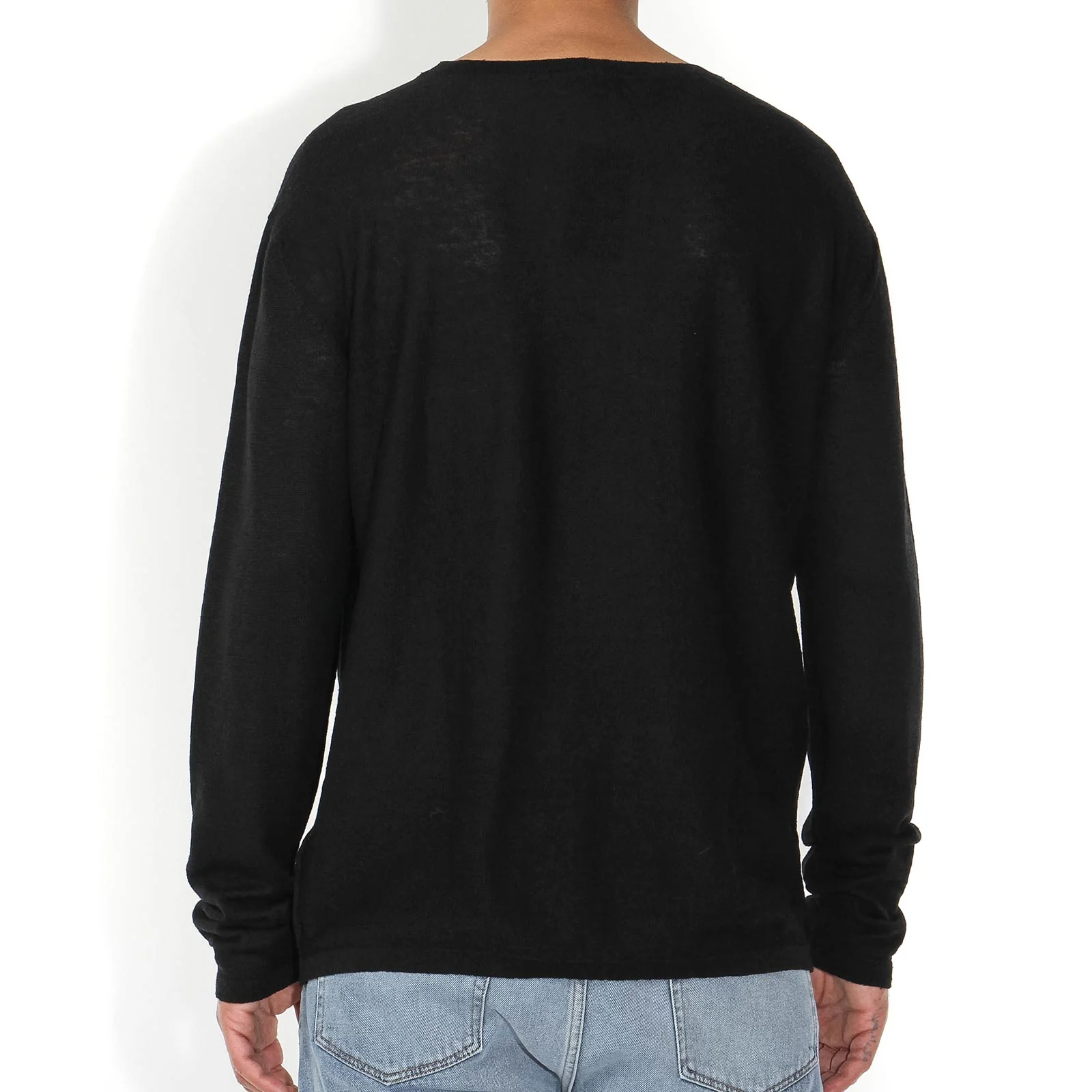 Pierre Linen Jumper black melange - Image 2