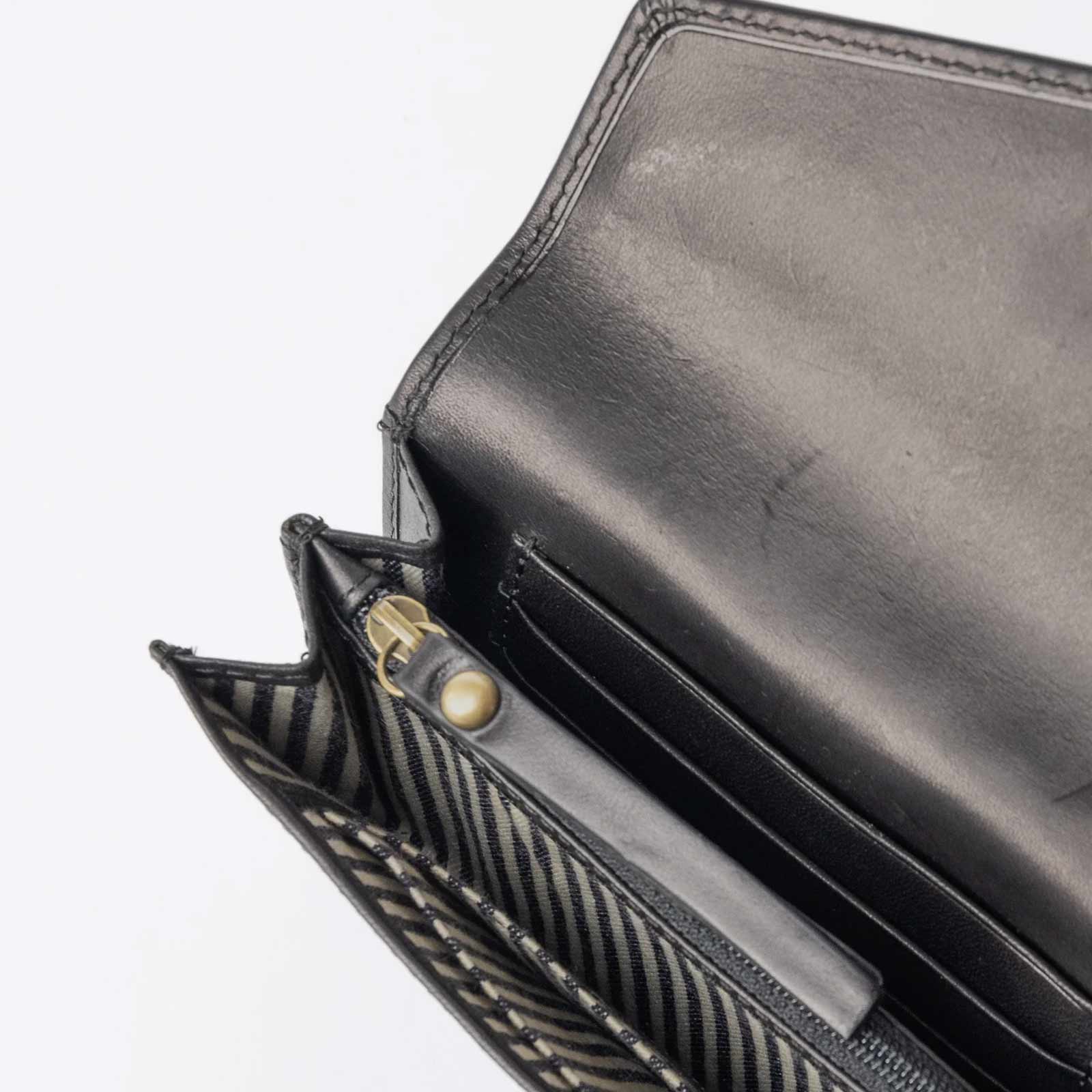 Jo's Classic Leather Purse black - Image 3