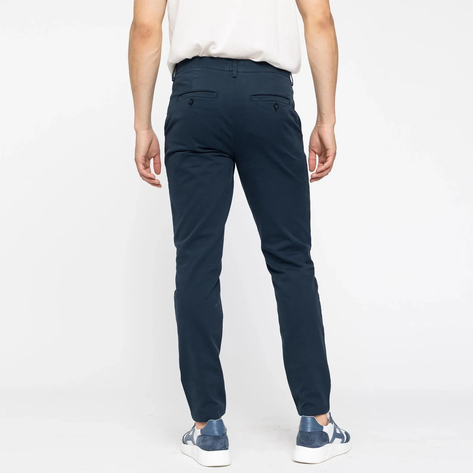 JoshPL 820 Slim Fit Chino navy - Image 4