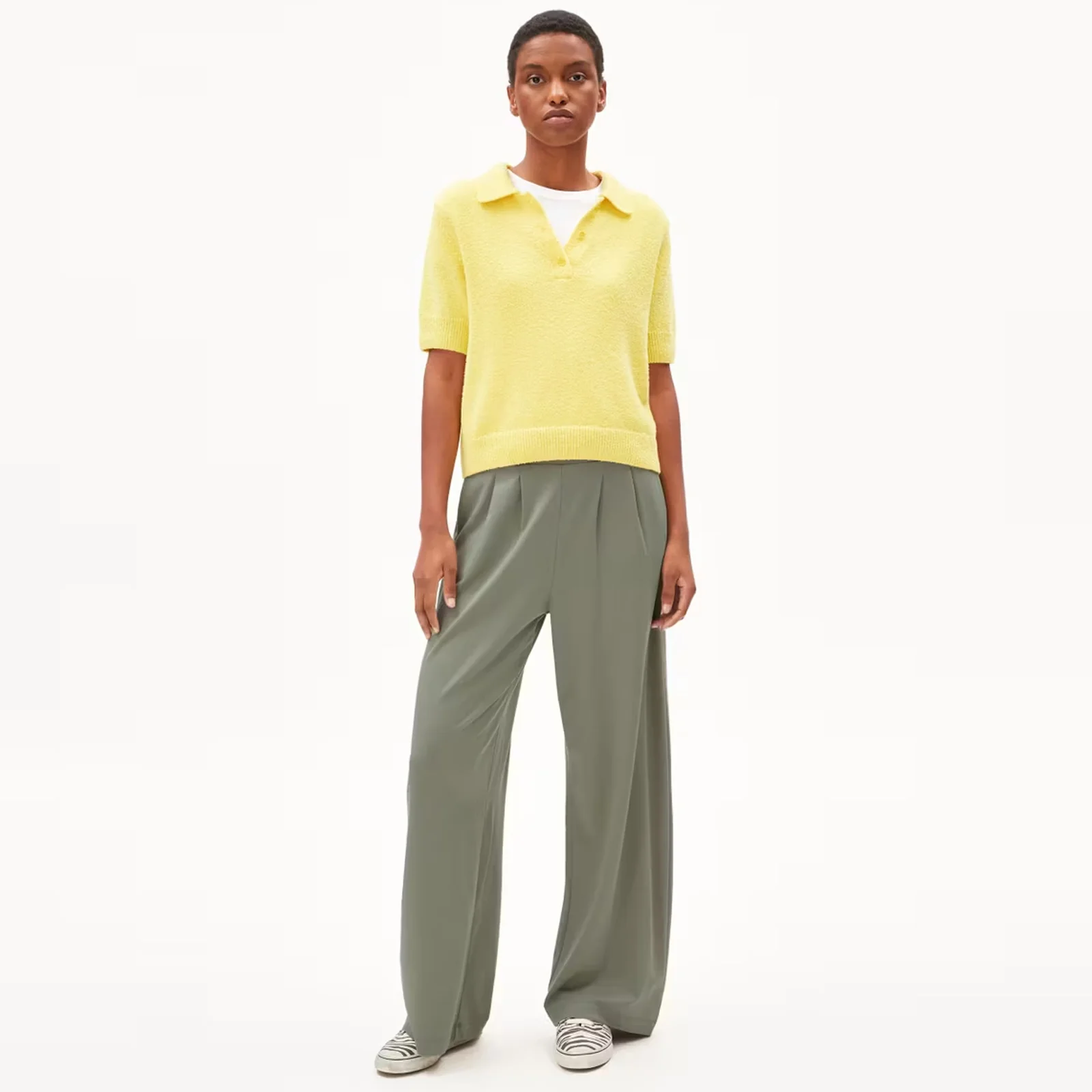 Juanaa Punto Pant grey green - Image 3