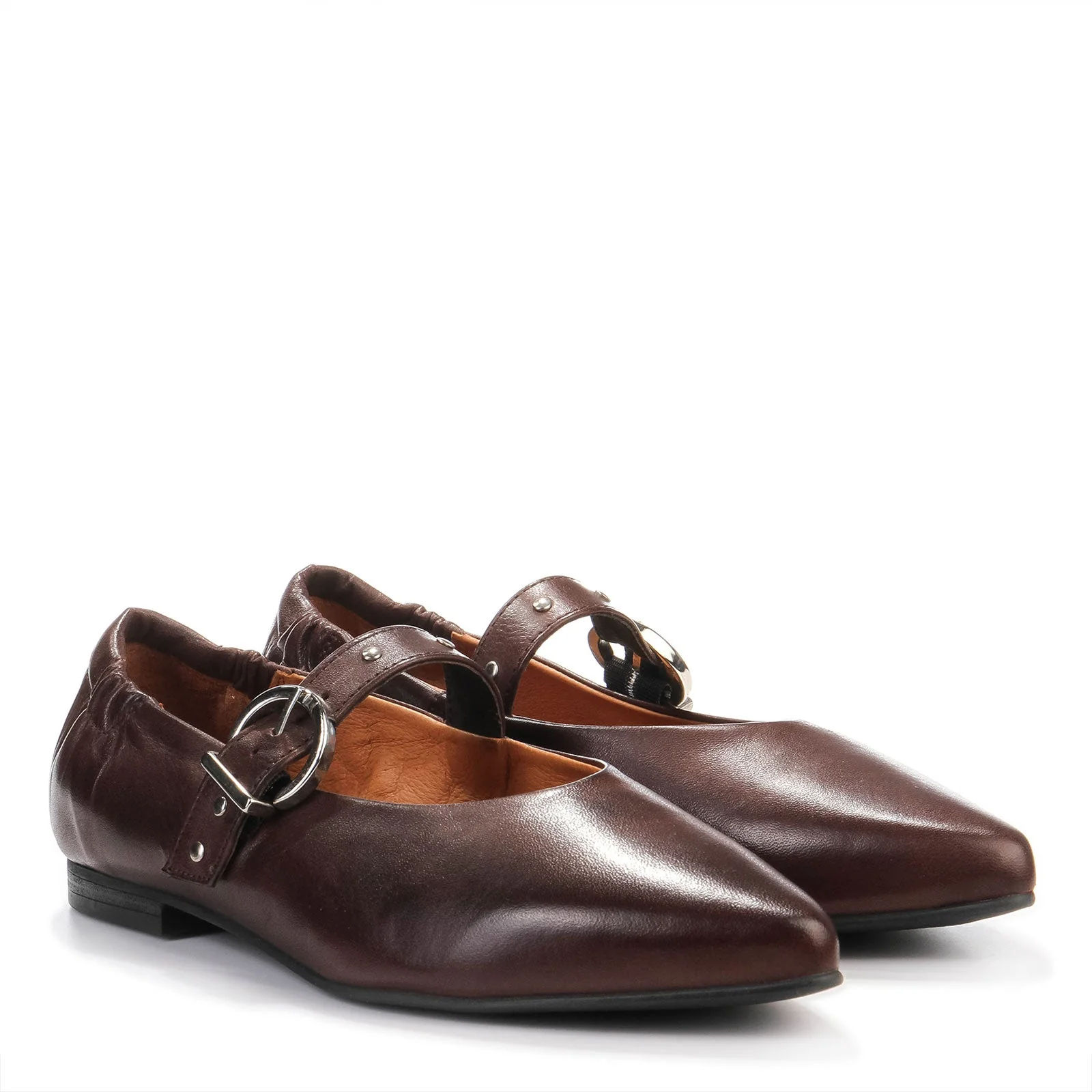 Jules Leather Ballet Flats ebony - Image 2