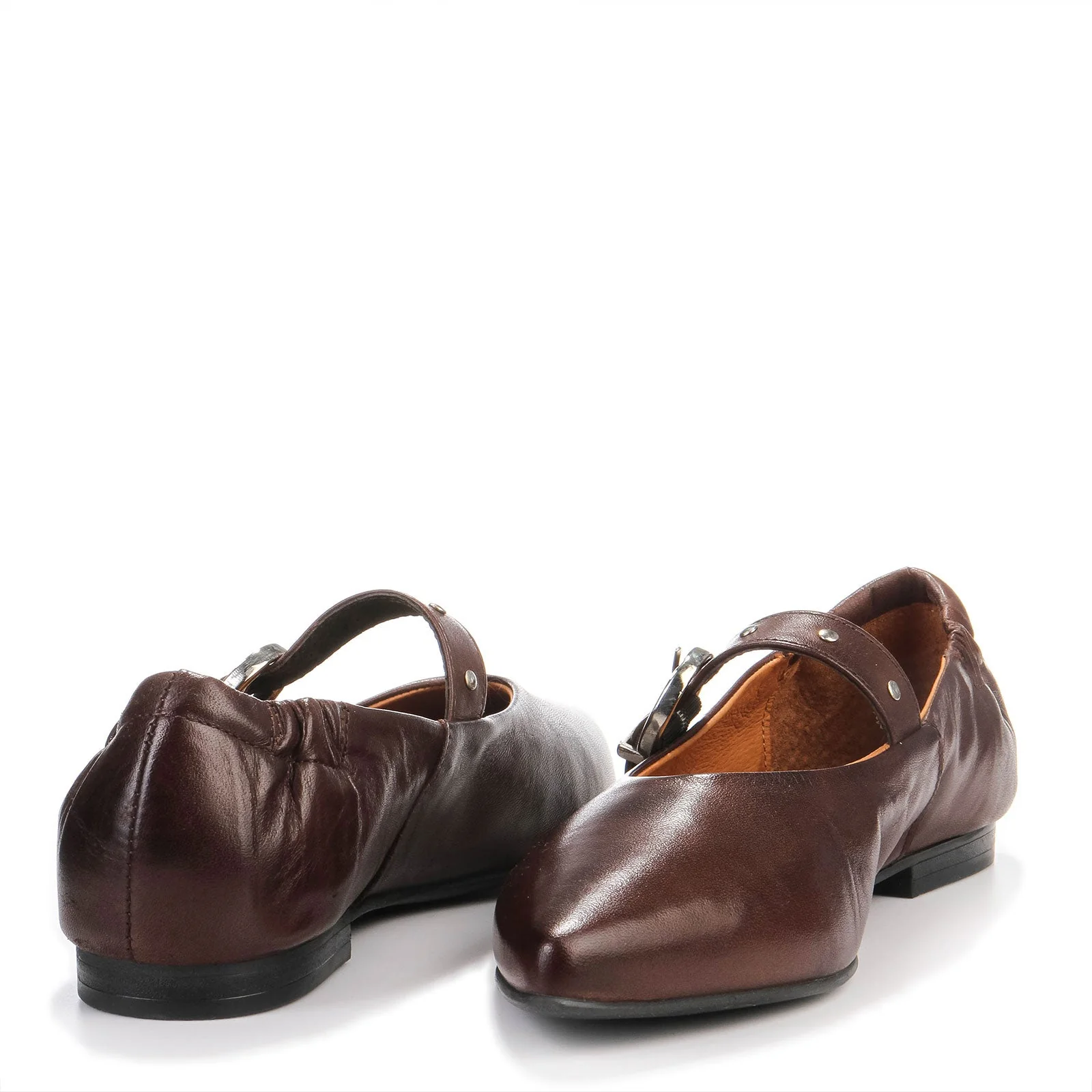 Jules Leather Ballet Flats ebony - Image 3