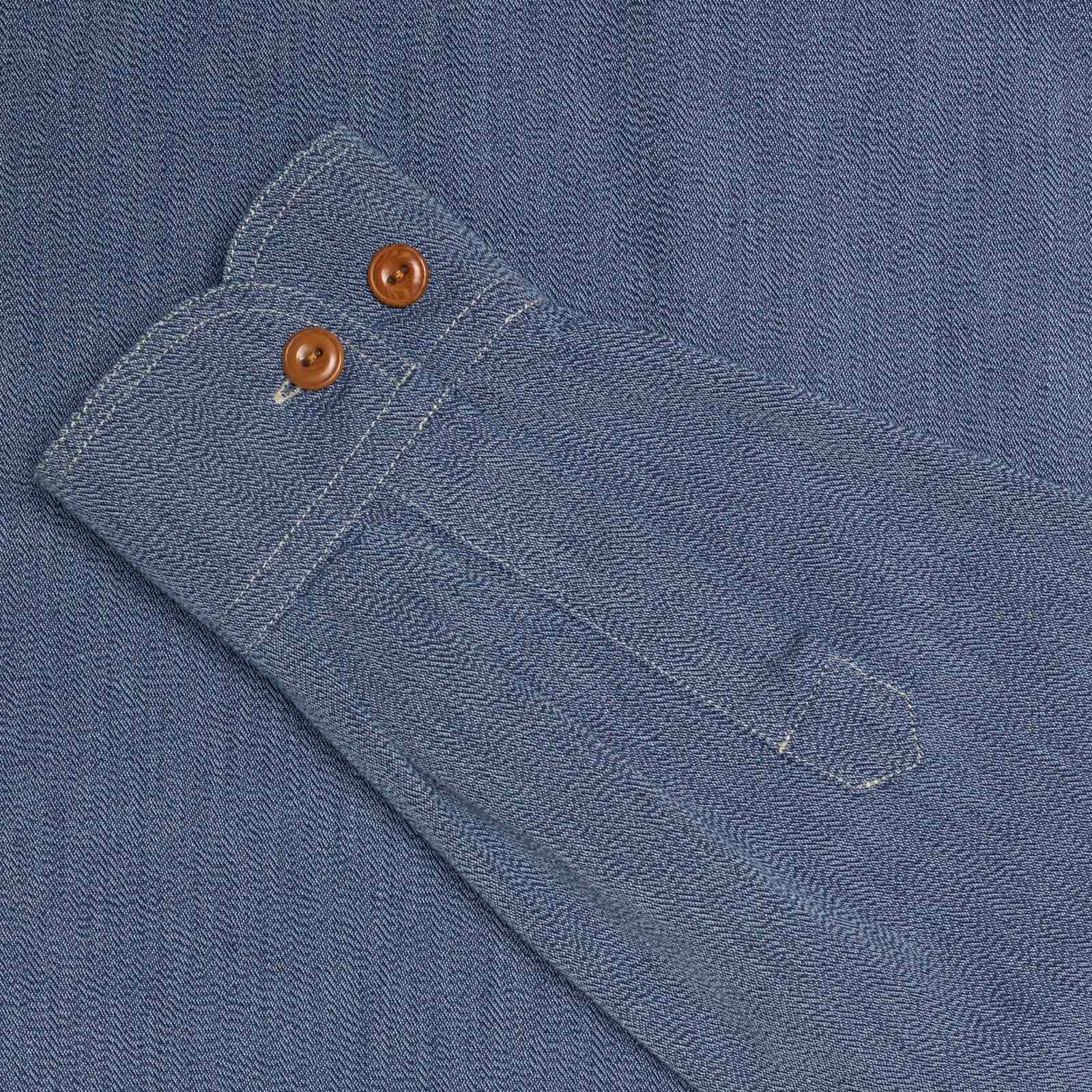 Julian Chambray Worker Shirt indigo - Image 4