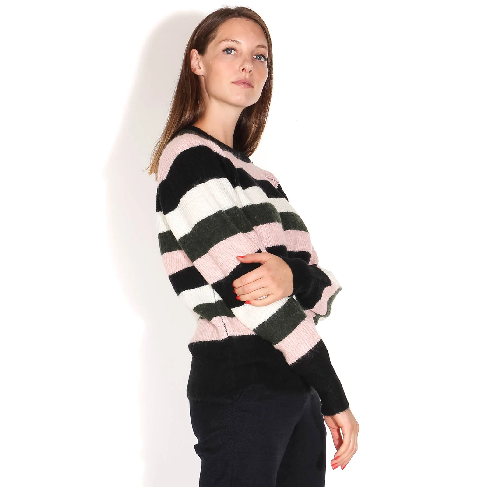 Estelle Stripe Knit Jumper multi stripe - Image 2