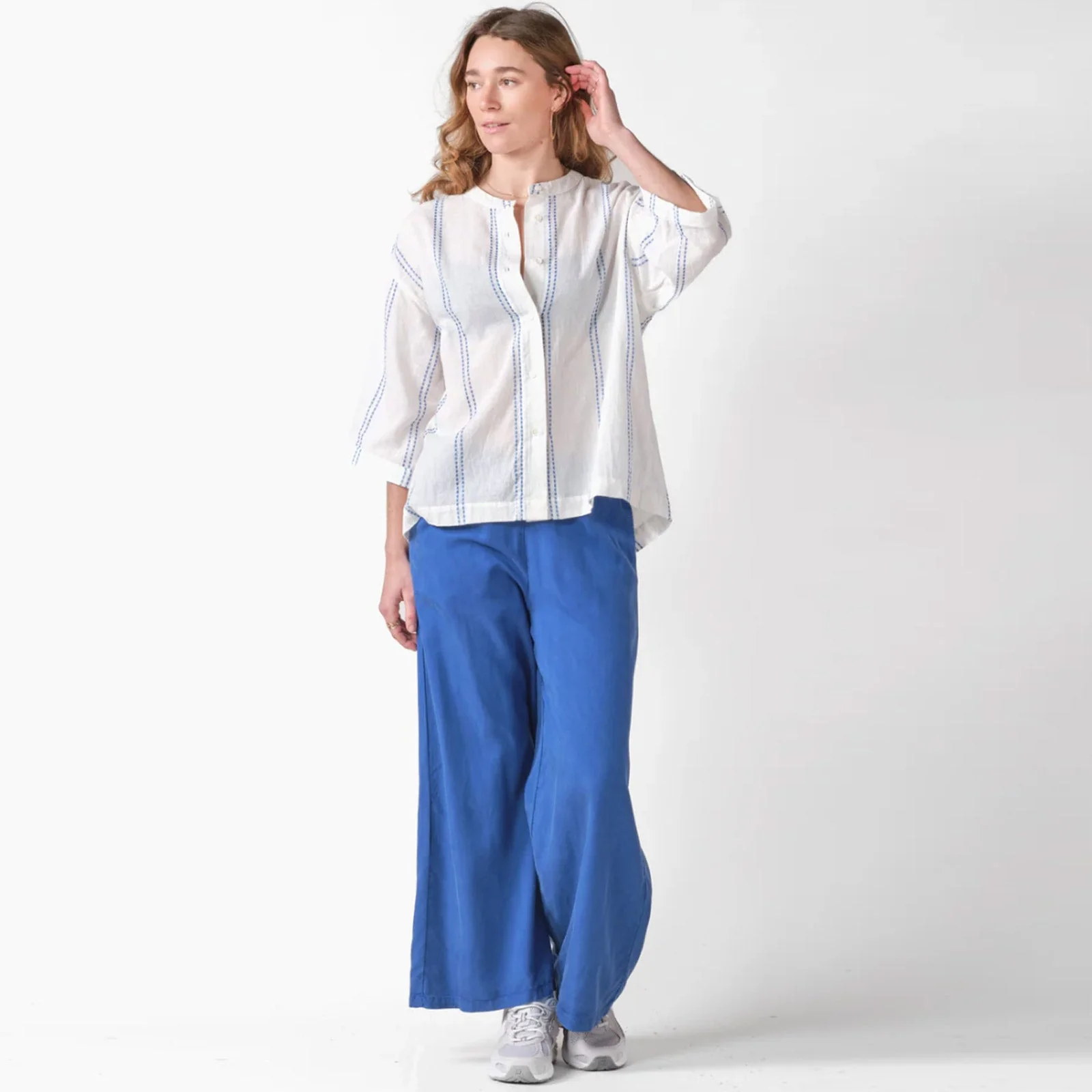 Kaja Lyocell Pants surf blue