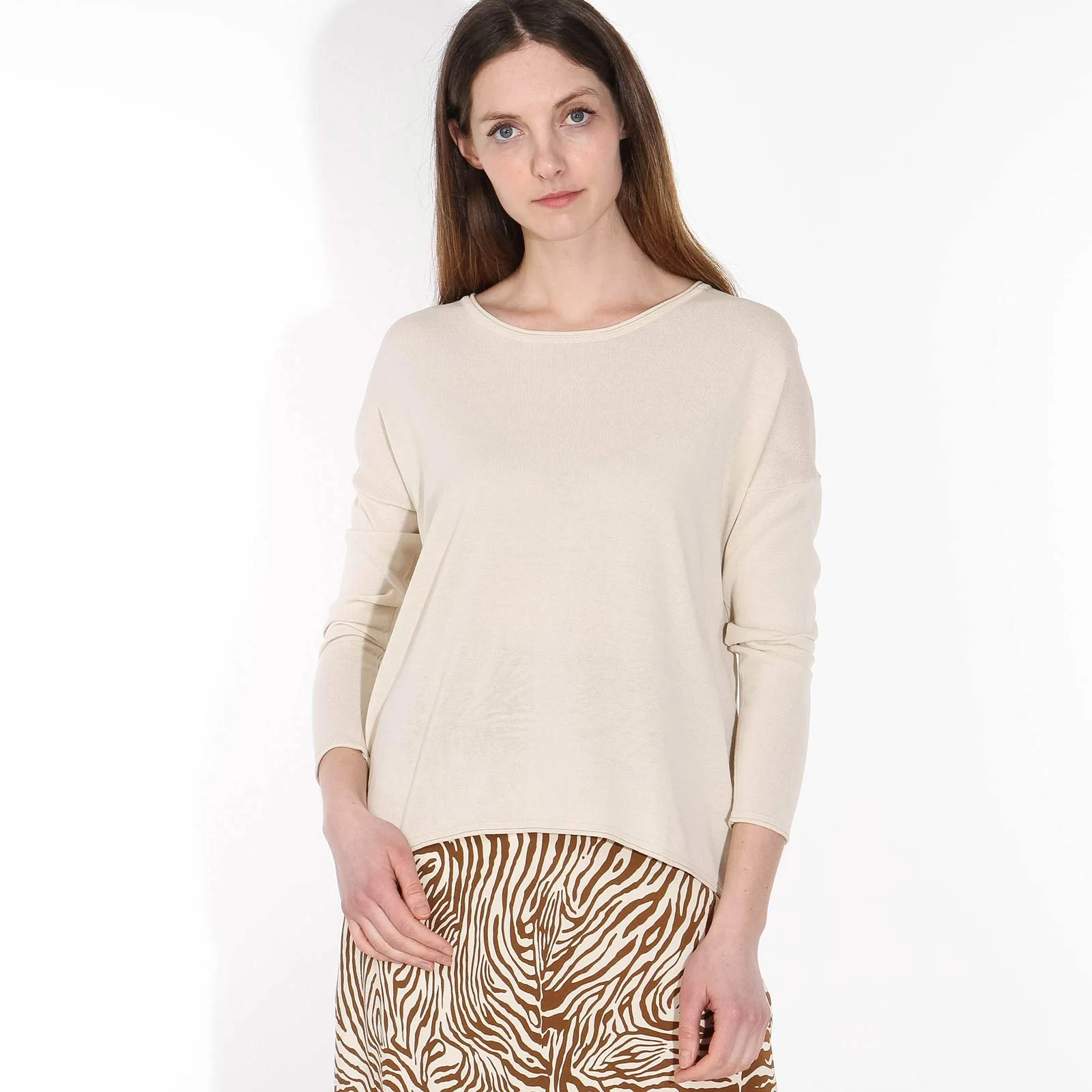 Kally O-Neck Jumper quicksand - Image 3